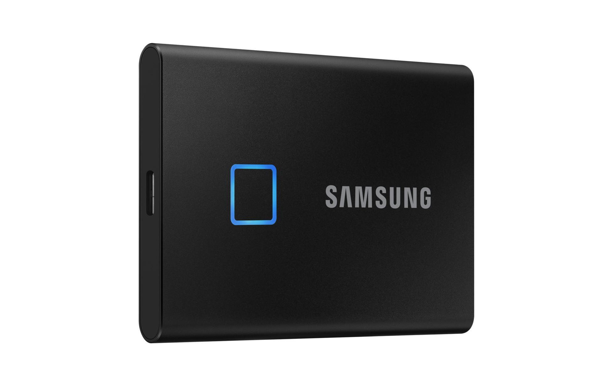 Samsung externe SSD »T7, 1 TB, Touch Black, USB 3.2 Gen 2«