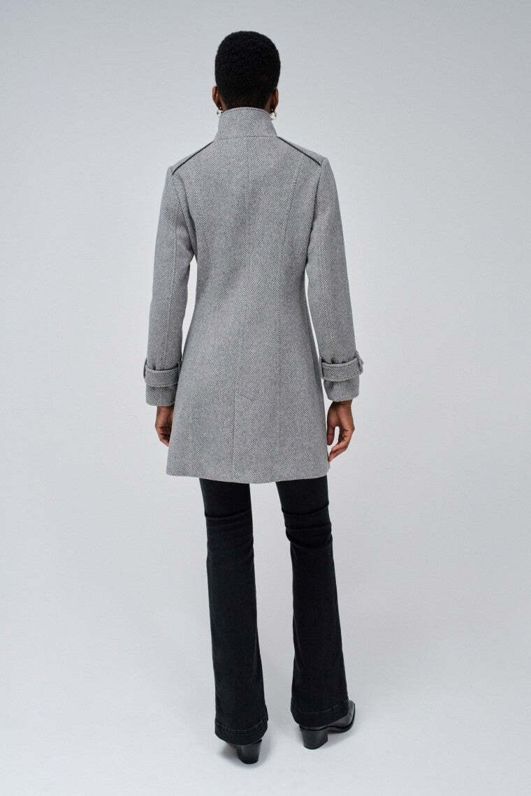 Salsa Wolljacke »Salsa Jeans Wollmantel Grace Long Woolen Coat«