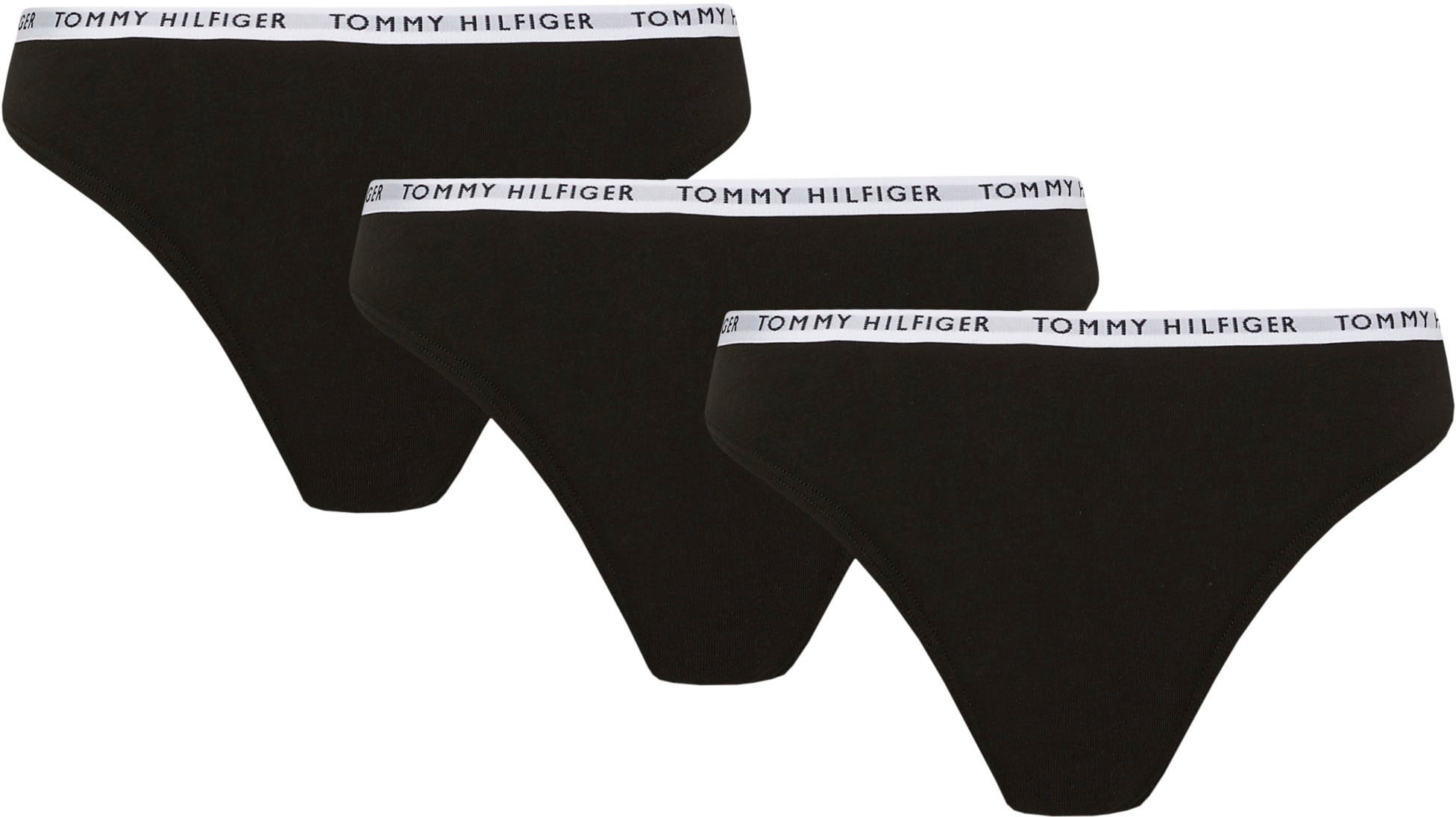 Tommy Hilfiger Underwear String, (3 St.), mit schmalem Logobündchen