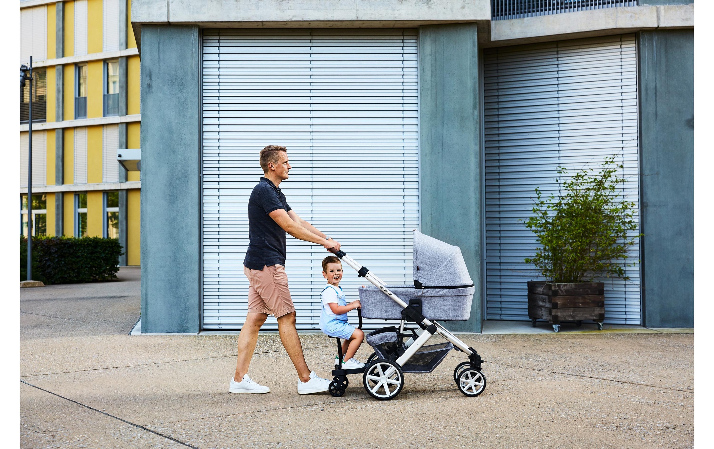 ABC Design Kinderwagenaufsatz »Kiddie Ride on 2 Sitz«, Der Sitz ist nur mit dem Kiddie Ride On 2 kompatibel