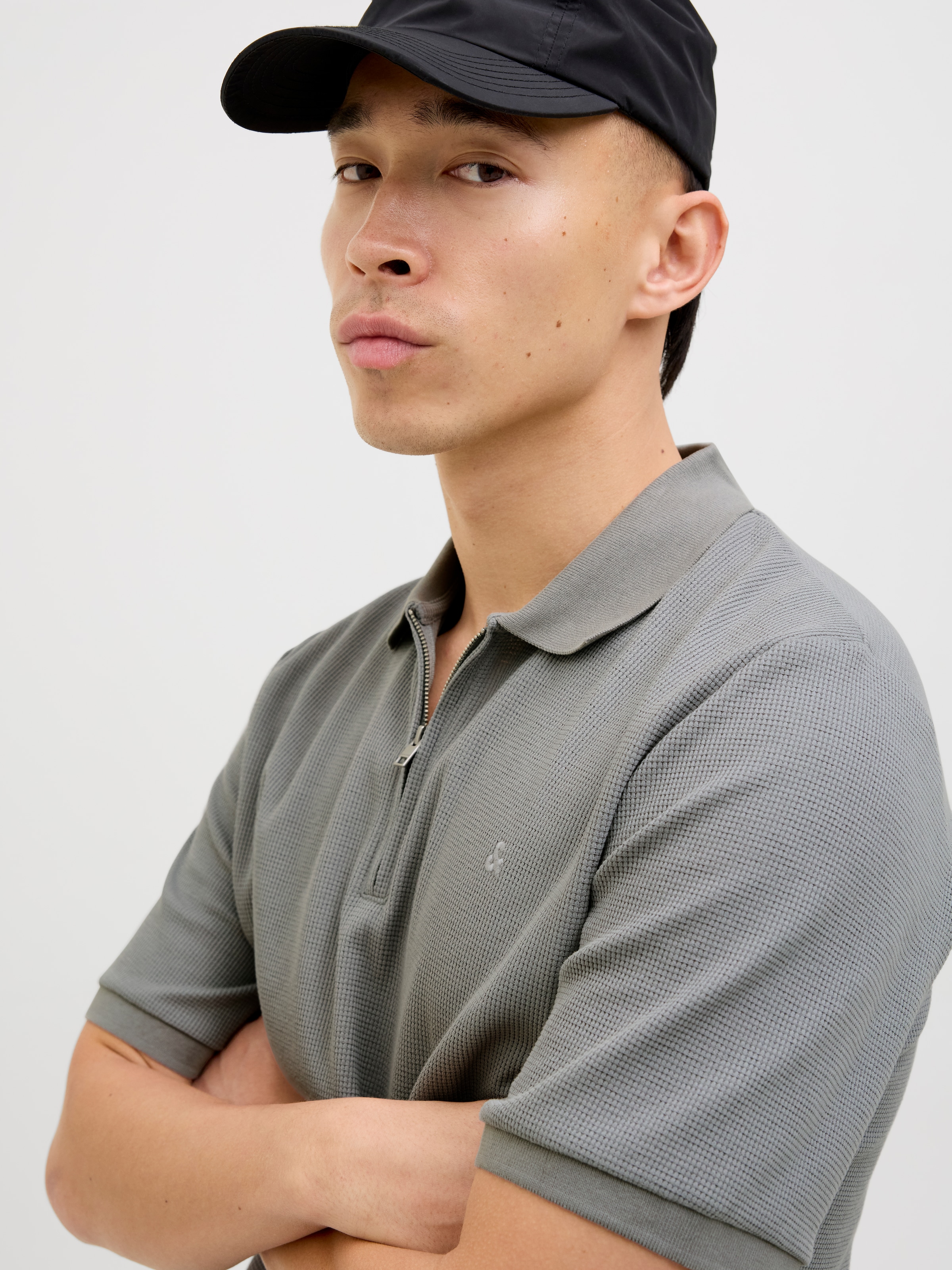 Jack & Jones Poloshirt »JJEAUSTIN ZIP POLO SS NOOS«