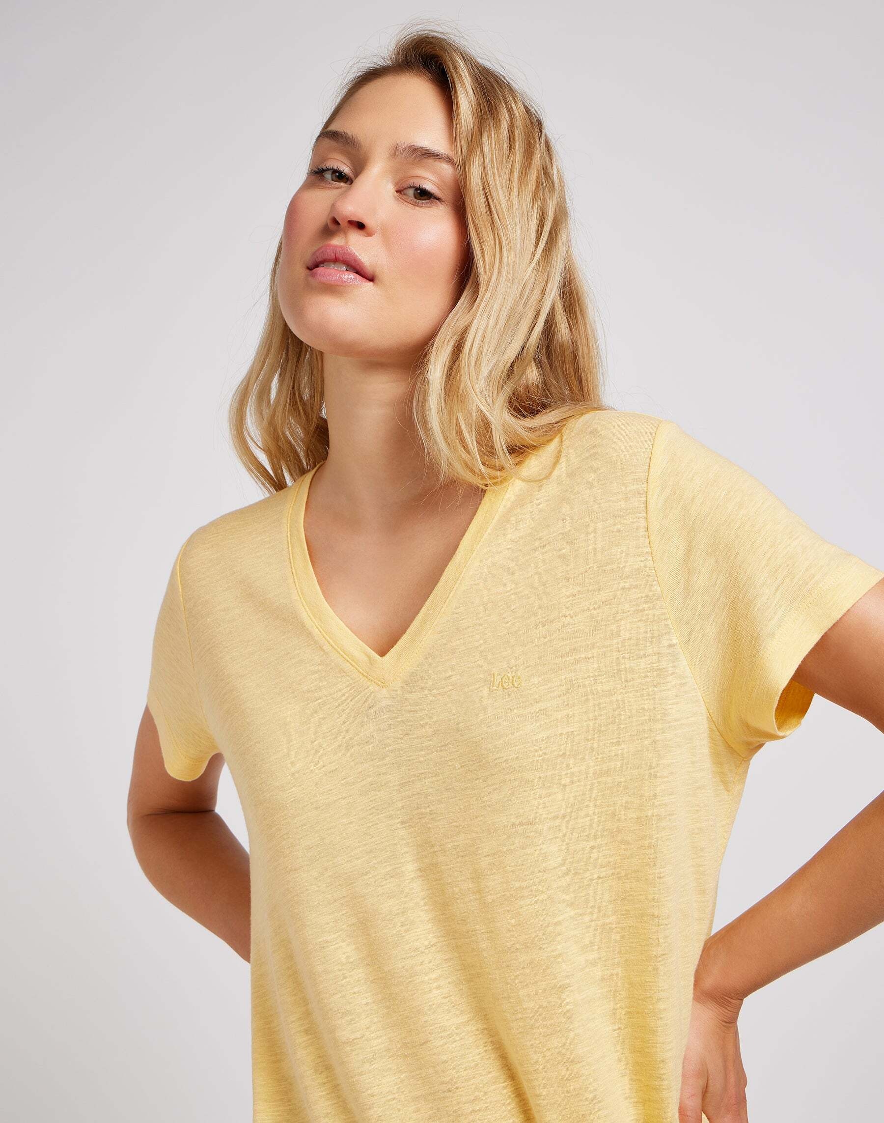 Lee® T-Shirt »LEE T-Shirts V-Neck Tee«