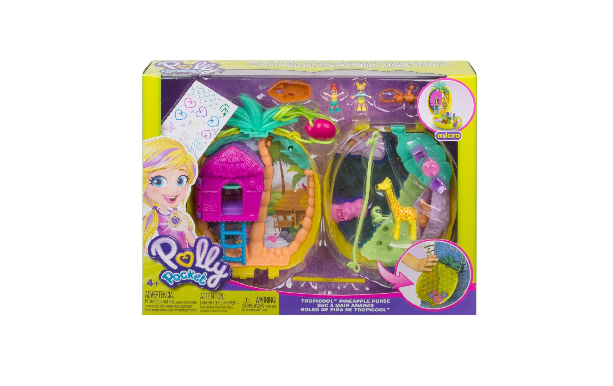 Polly Pocket Spielfigur »Ananas-Tasche«