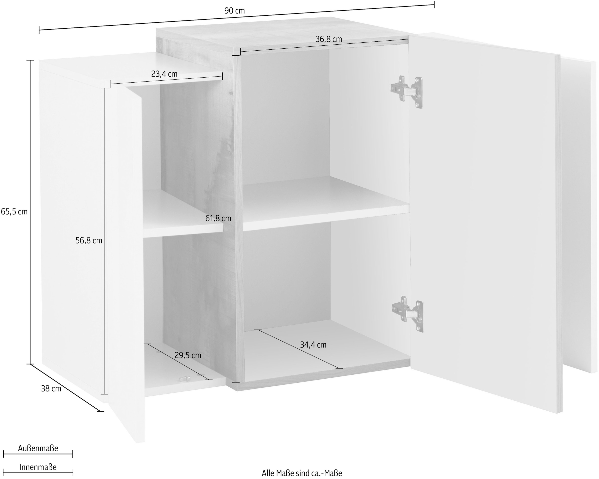 INOSIGN Hängevitrine »Coro«, Breite 90 cm