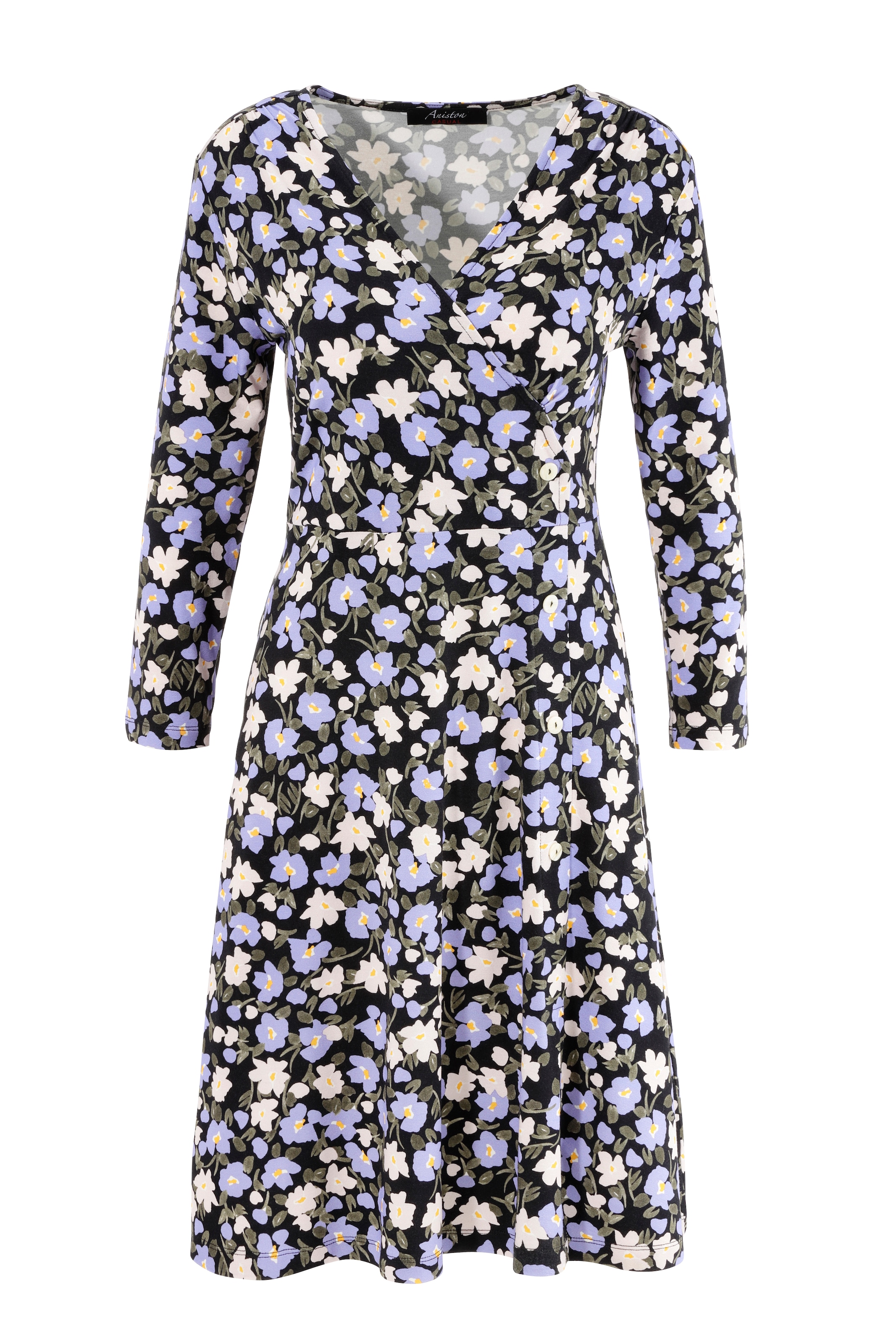 Aniston CASUAL Jerseykleid, online Jelmoli-Versand in shoppen Wickeloptik 
