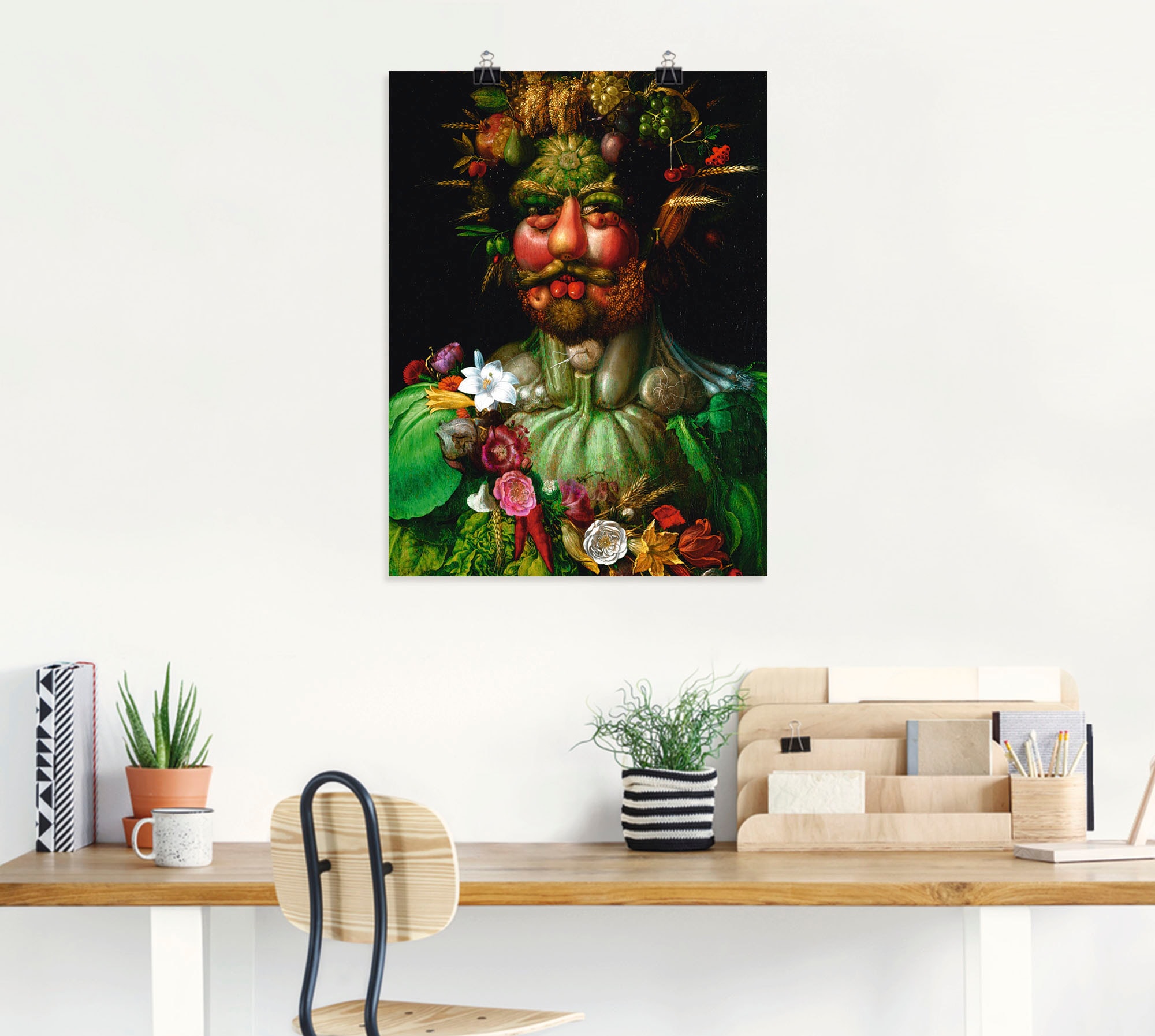 Artland Wandbild »Vertumnus (Kaiser Rudolf II.). 1590«, Porträts, (1 St.), als Leinwandbild, Poster in verschied. Grössen
