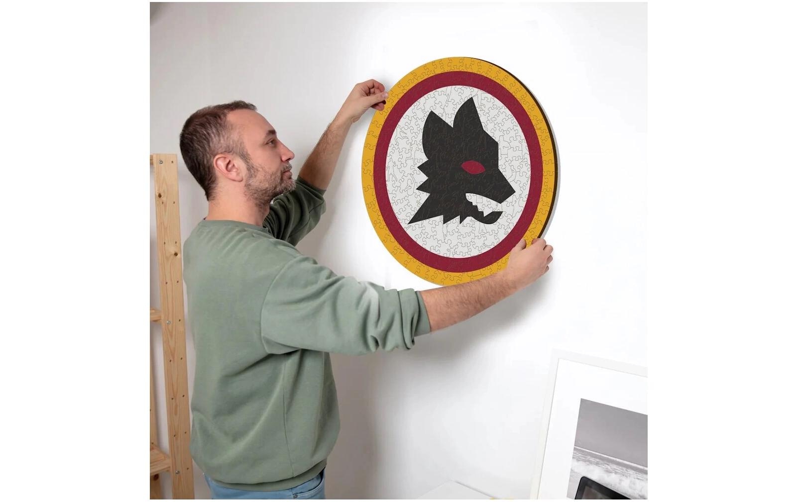 Puzzle »Iconic AS Roma – Lupetto Logo«, Holzart: Birke (Herkunftsland: China)