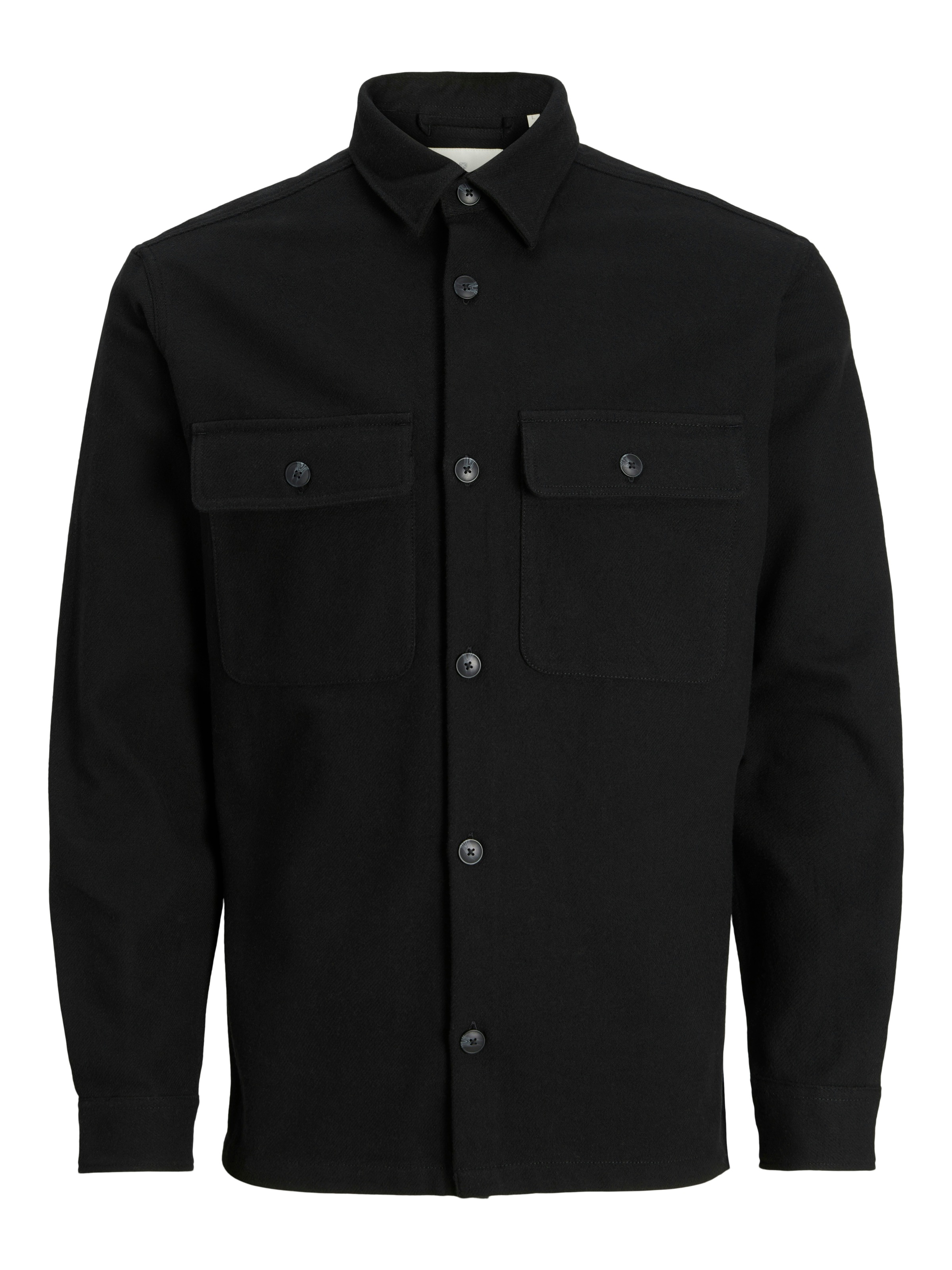 Jack & Jones Langarmhemd »JPRRAYLE MELANGE SOLID L/S OVERSHIRT SN«