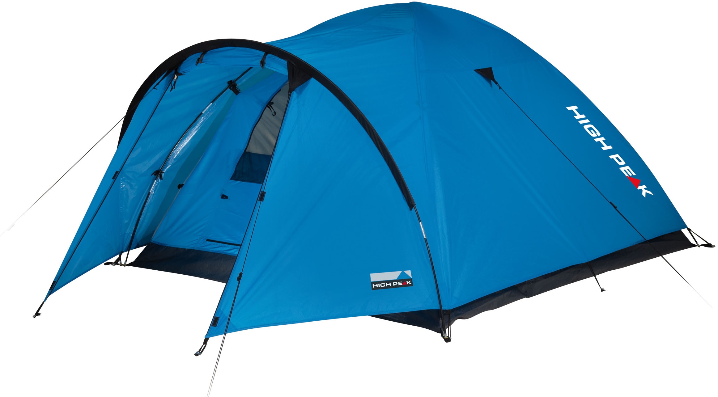 High Peak, Kuppelzelt »Narvik 3« 3 Personen, blau, grau, B/H/L: 190cm x 125cm x 295cm, Kuppelzelt