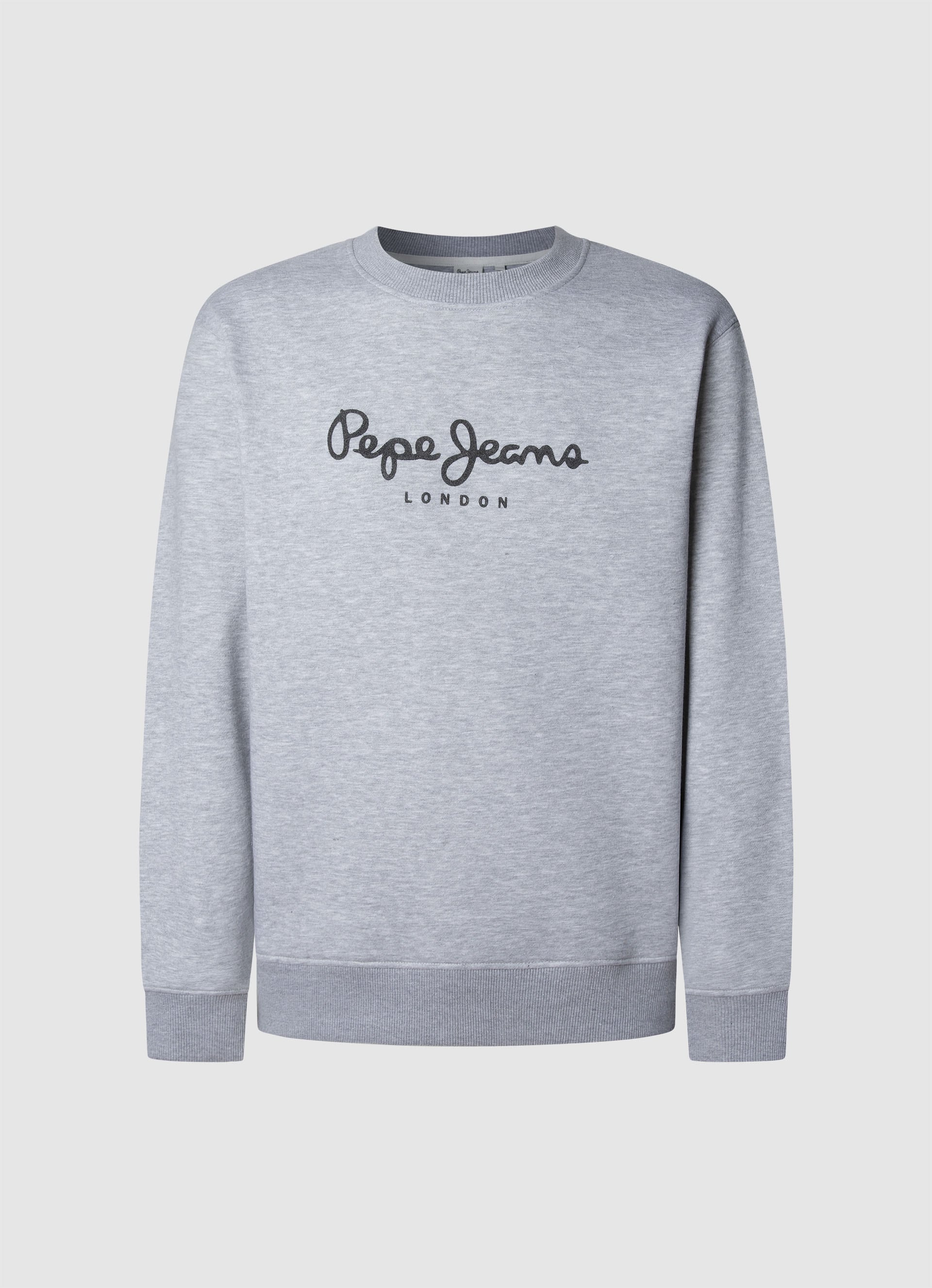 Pepe Jeans Sweatshirt »MACBETH MELANGE CREW«, Rundhalsausschnitt, Logo