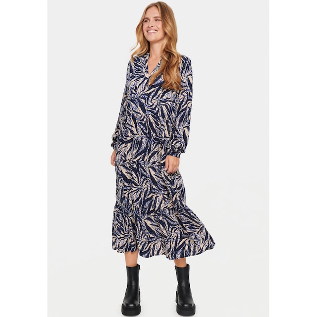 Saint Tropez Sommerkleid »EdaSZ Maxi Dress«, mit Volant online bestellen |  Jelmoli-Versand