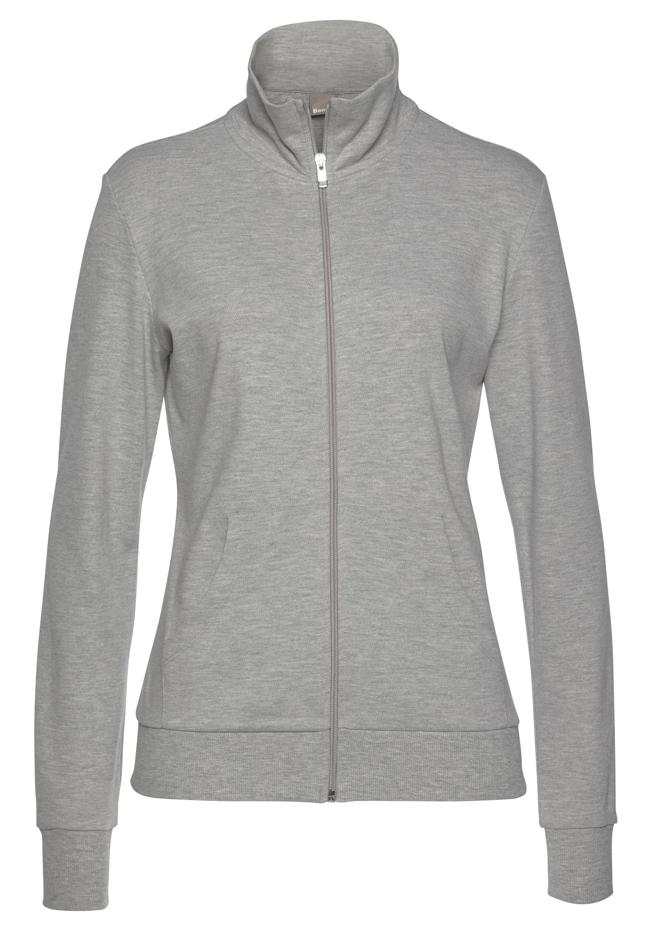 Bench. Loungewear Sweatjacke, mit glänzender bestellen Jelmoli-Versand online Loungeanzug bei Schweiz Logostickerei am Stehkragen