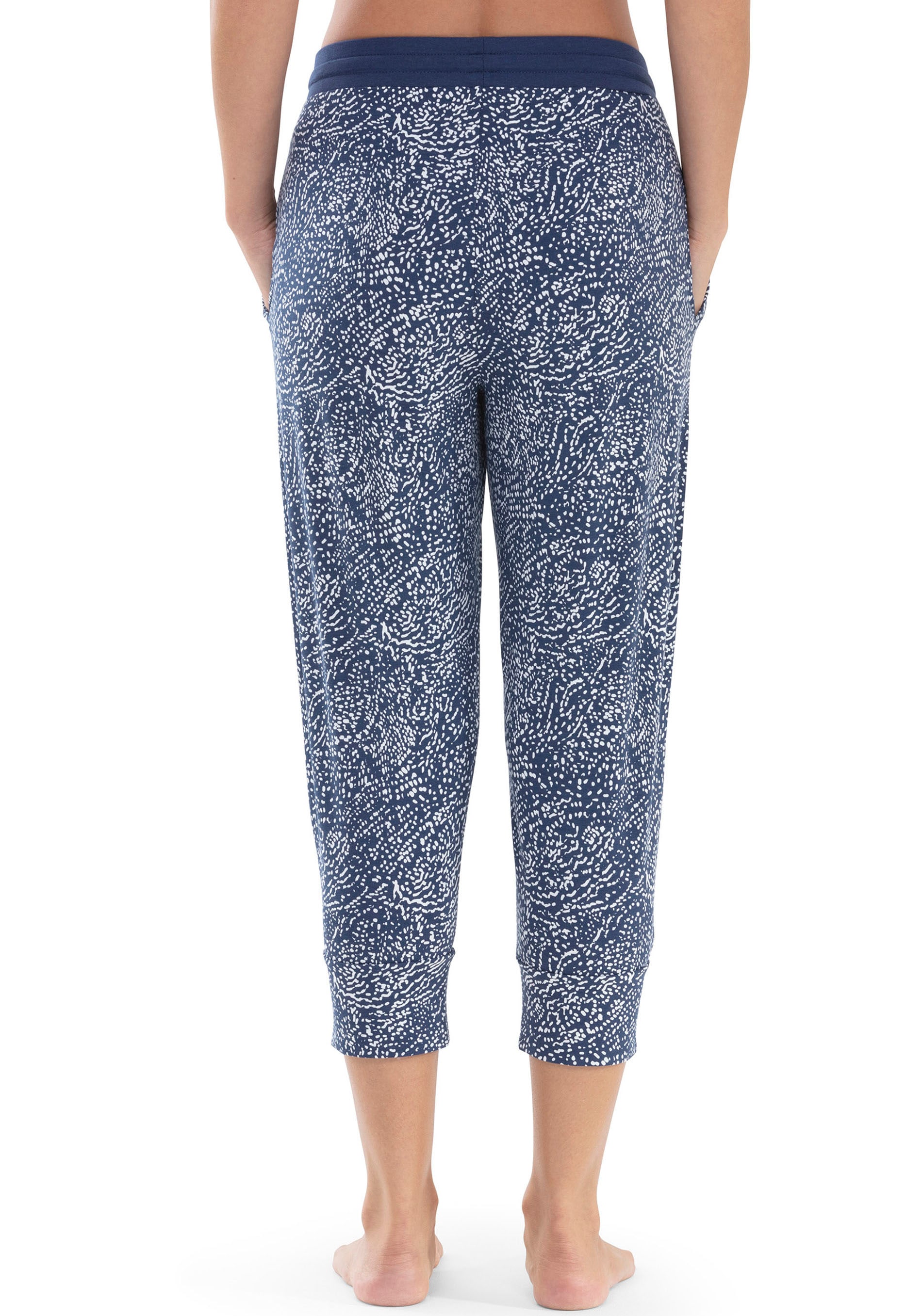 Mey Capri-Pyjama, (Set, 2 Jelmoli-Versand Hose gemusterter tlg.), shoppen online schlichtem bei mit Schweiz Oberteil und