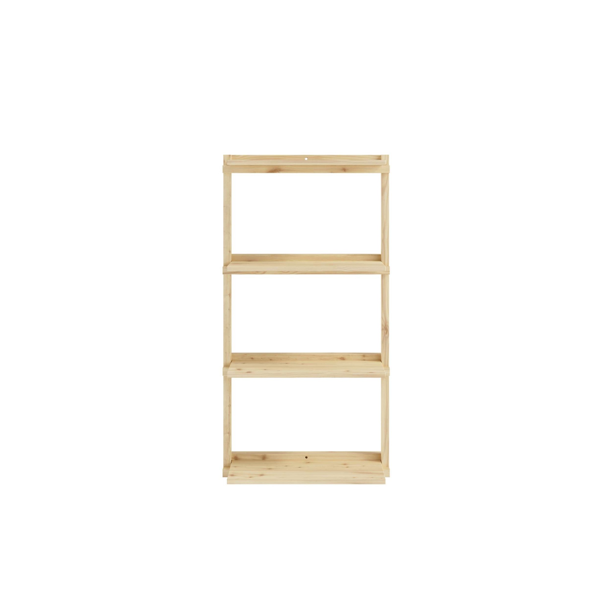 Karup Design Wandregal »Groove Shelving Narrow, Wandregal, Aufbewahrung, Deko, Platzsparend«, (B/H/T ca: 66x25,5x127cm), inkl. 4 Abnehmbare Regalböden aus FSC®-zertifiziertem Massivholz