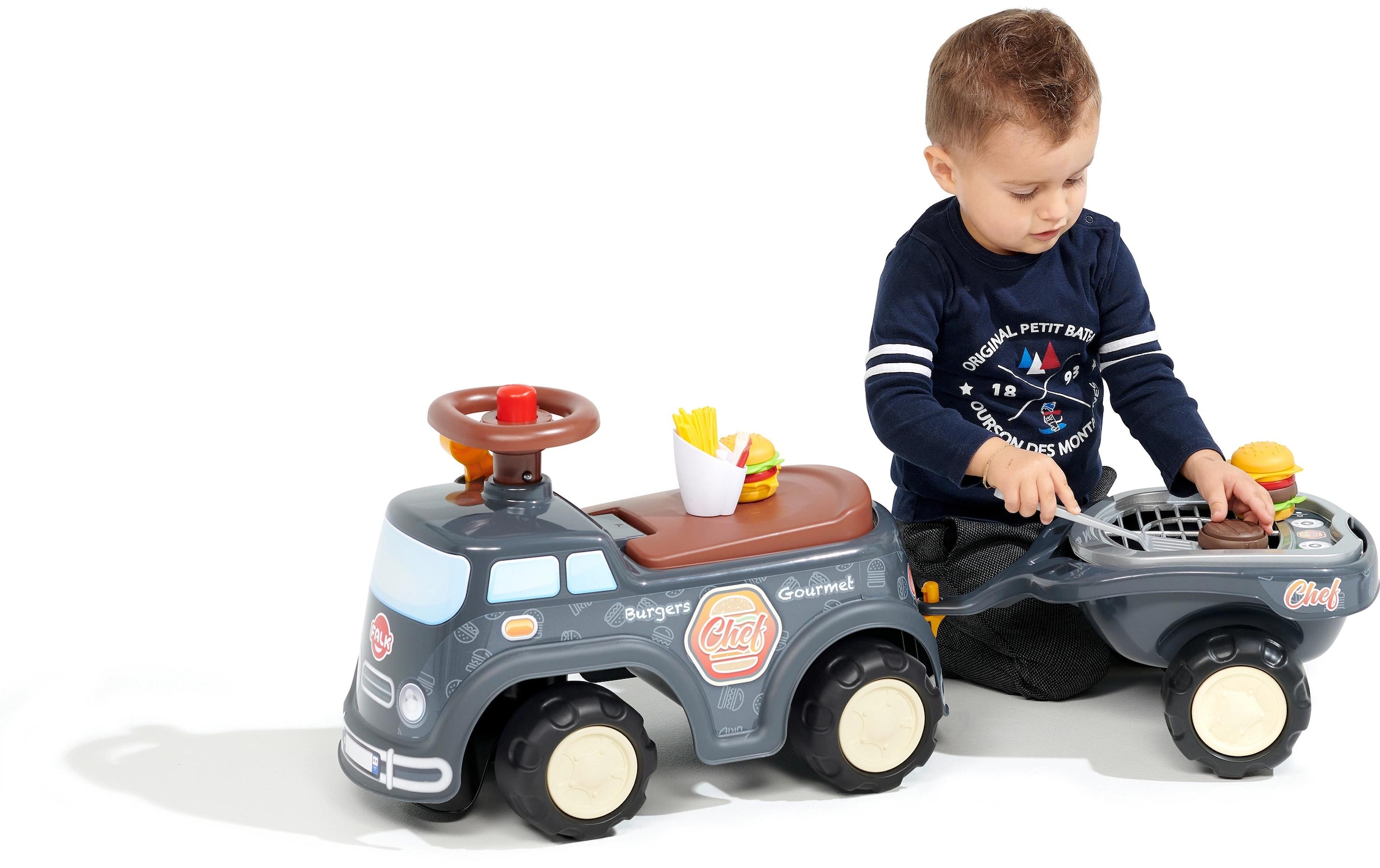 Falk Rutscherauto »Rutschfahrzeug Food Truck + Anh.«