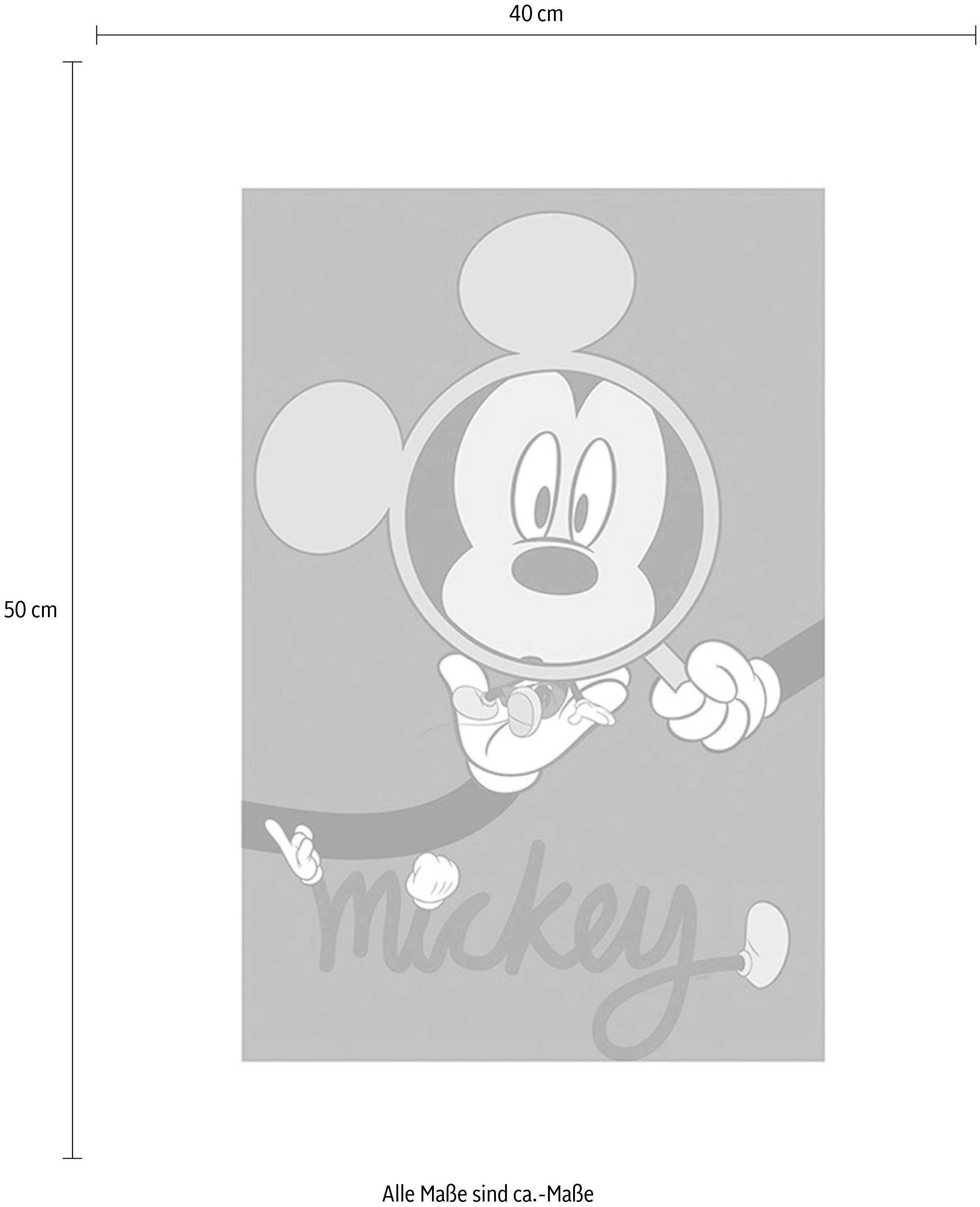 Komar Poster »Mickey Mouse Magnifying Glass«, Disney, (1 St.), Kinderzimmer, Schlafzimmer, Wohnzimmer