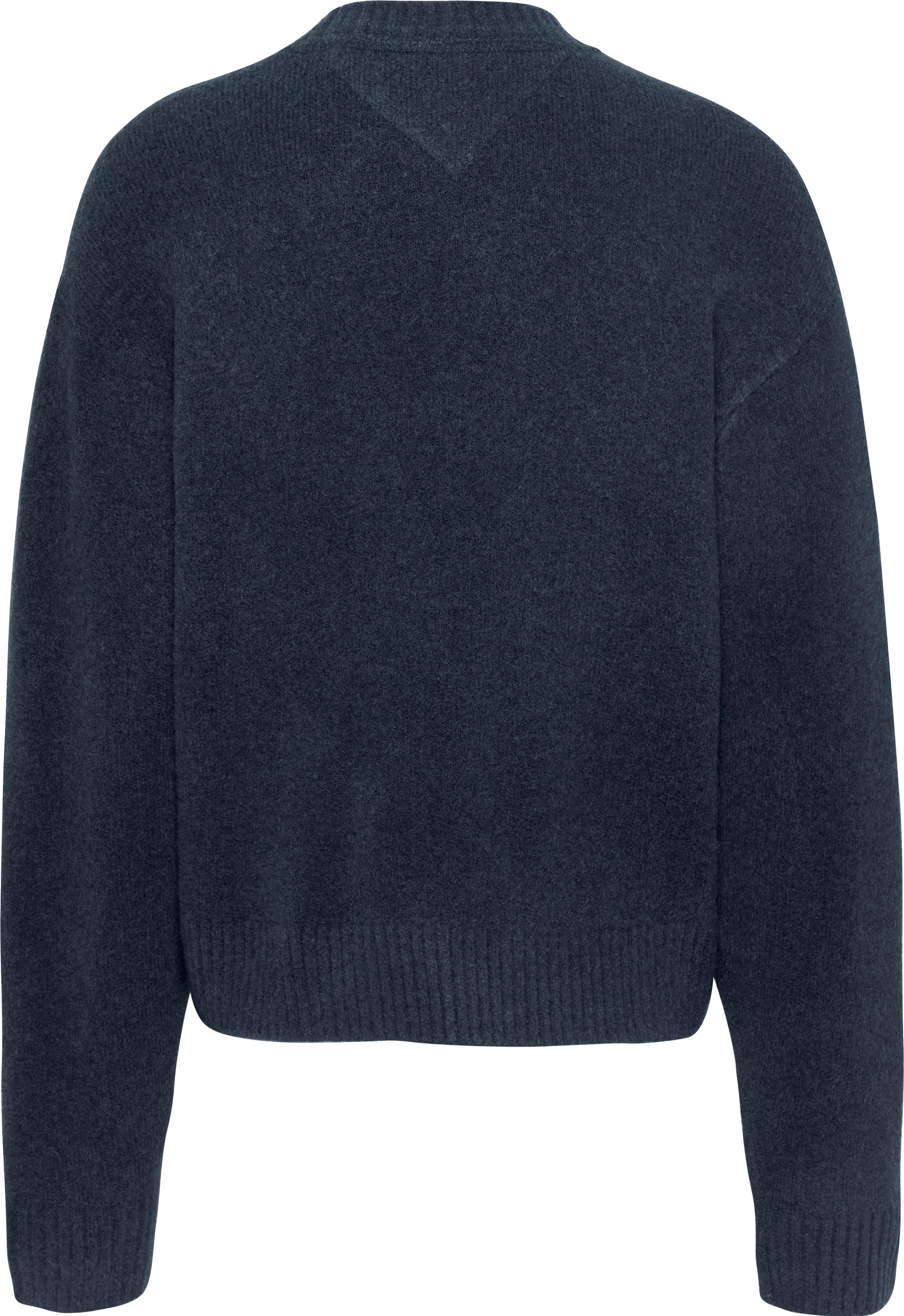 Tommy Jeans Strickpullover »TJW MELANGE FLAG SWEATER EXT«, in melierter Optik, mit Logo-Flag