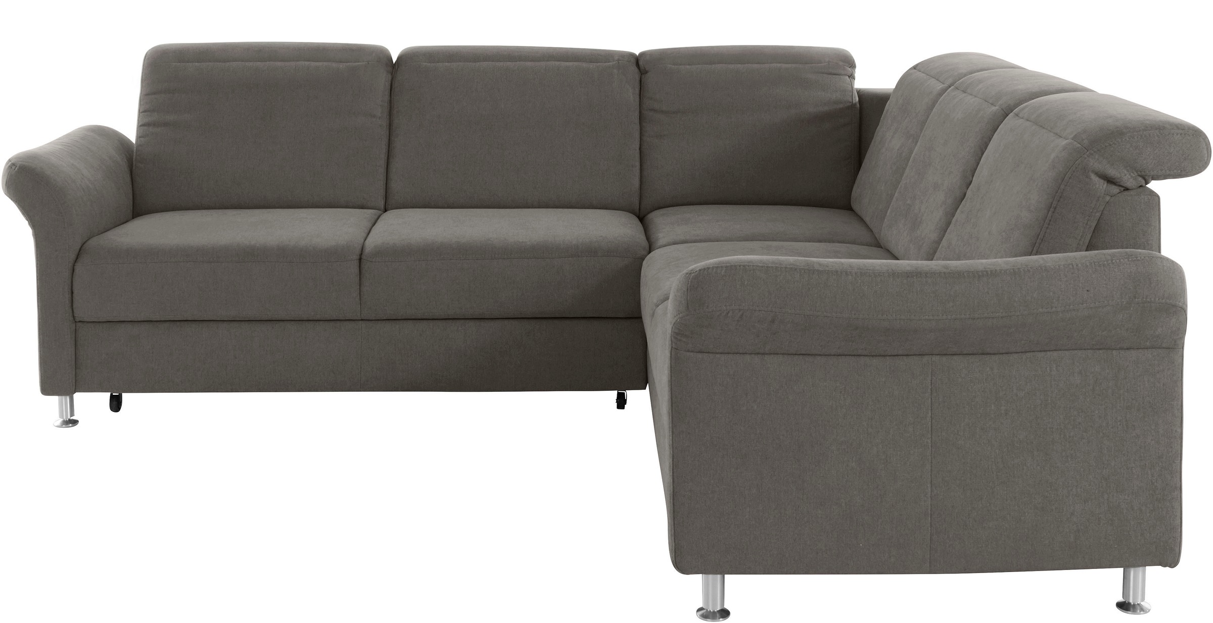 sit&more Ecksofa »Darwin L-Form«, inklusive Federkern, wahlweise mit Kopfteilverstellung, Bettfunktion
