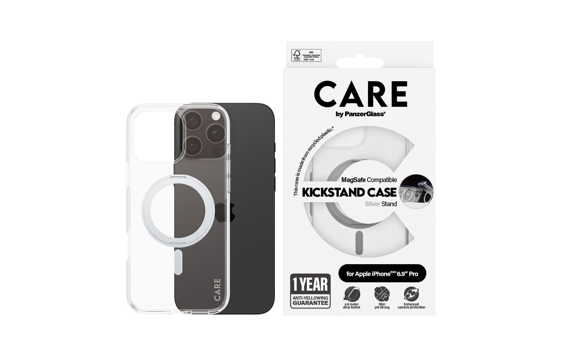CARE by PanzerGlass Backcover »Feature Kickstand iPhone 16 Pro Max«, iPhone 16 Pro Max