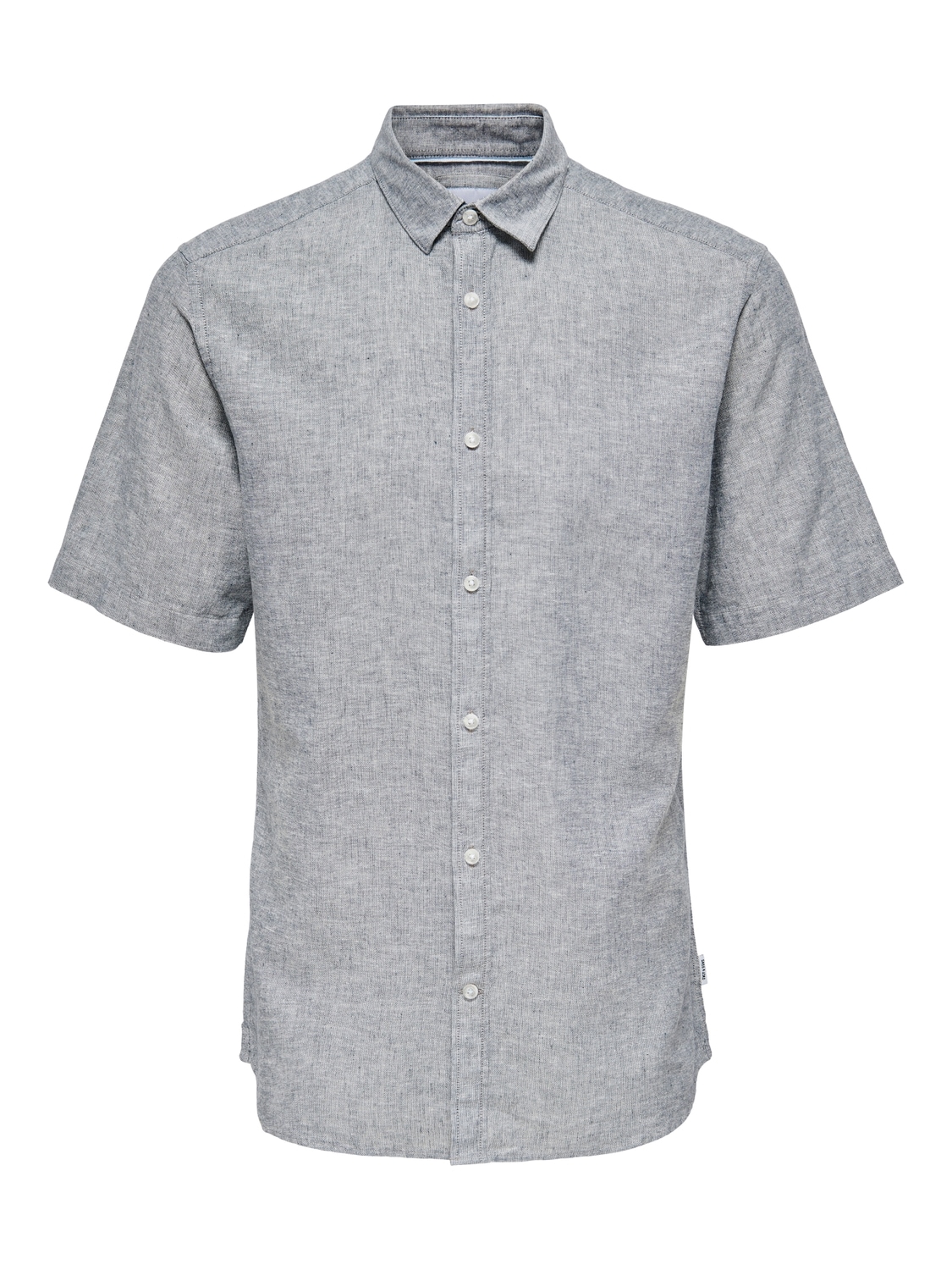 ONLY & SONS Kurzarmhemd »ONSCAIDEN SS SOLID LINEN SHIRT NOOS«