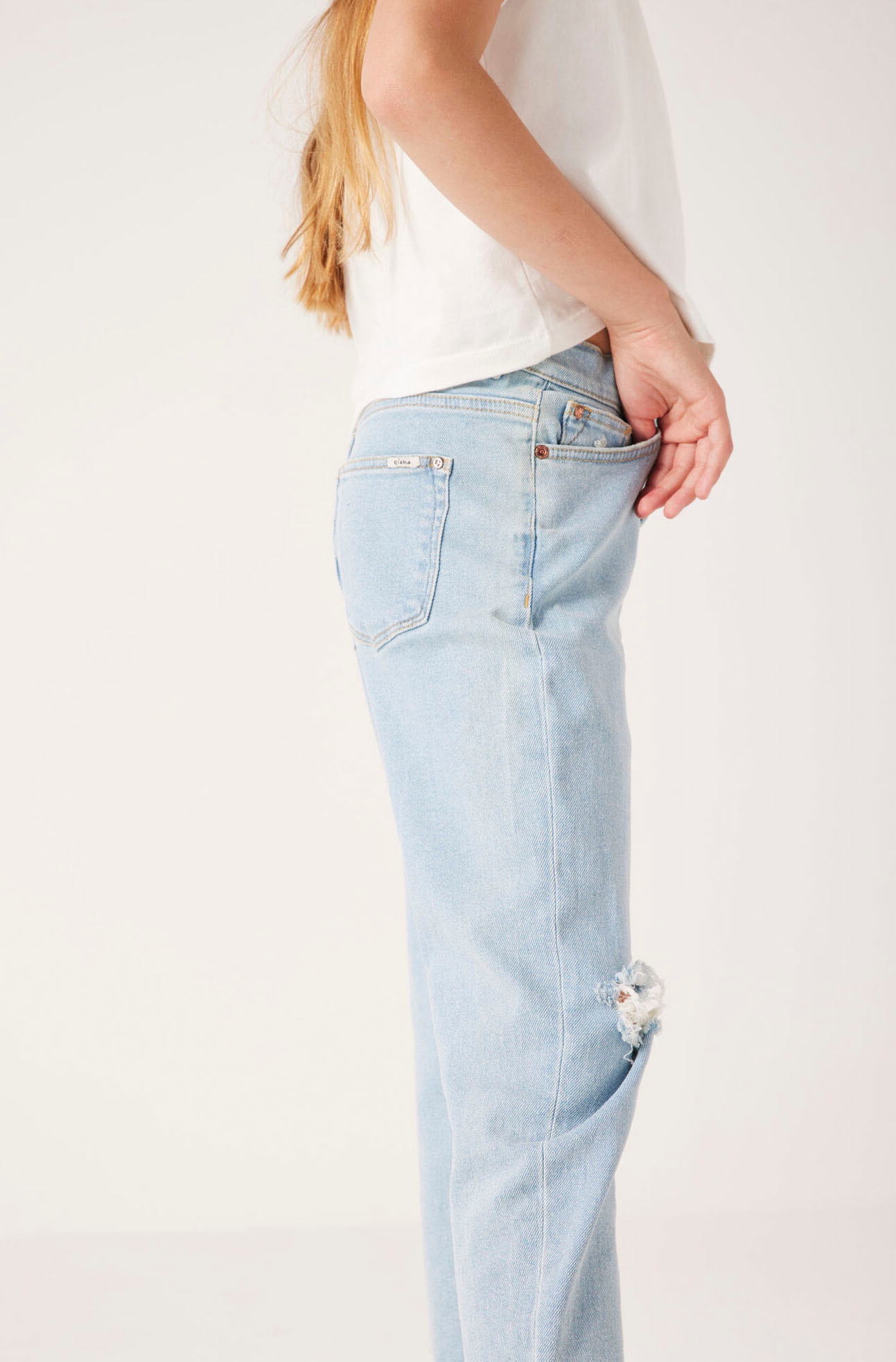 »Evelin«, Shop Jelmoli-Online bestellen GIRLS Garcia im ❤ Destroyed-Jeans for