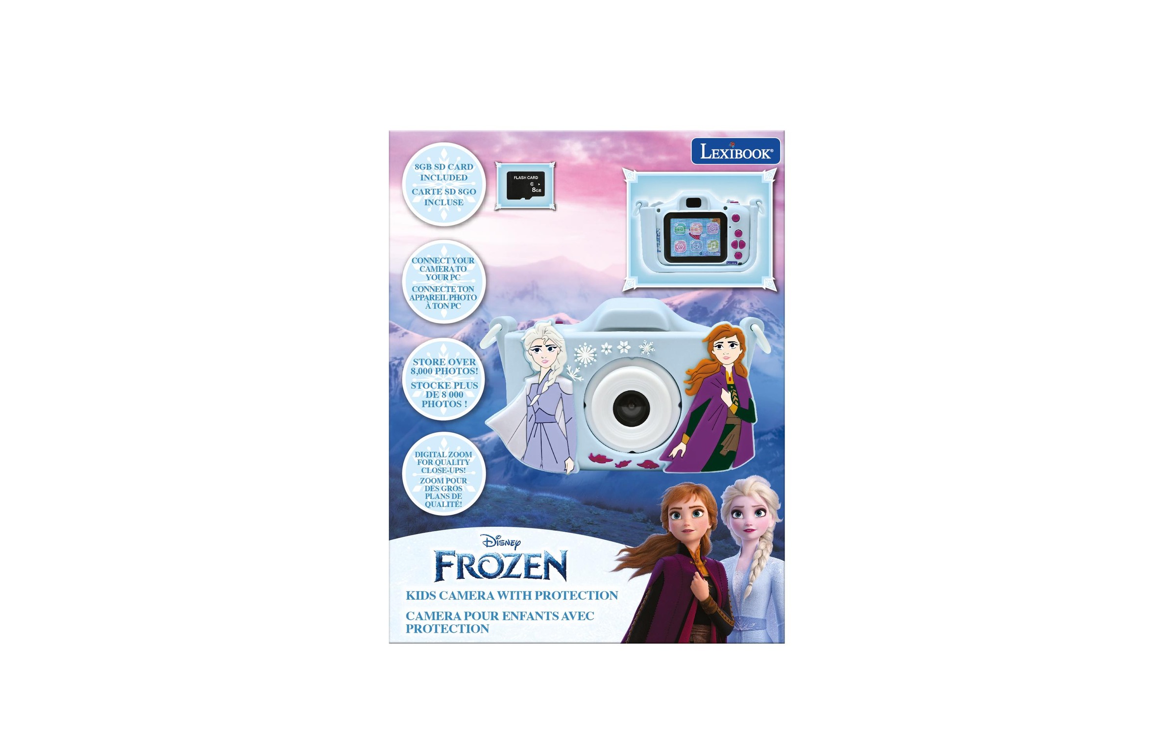 Lexibook® Spielzeug-Kamera »Schneekönigin mit Schutz«, (1 tlg.)