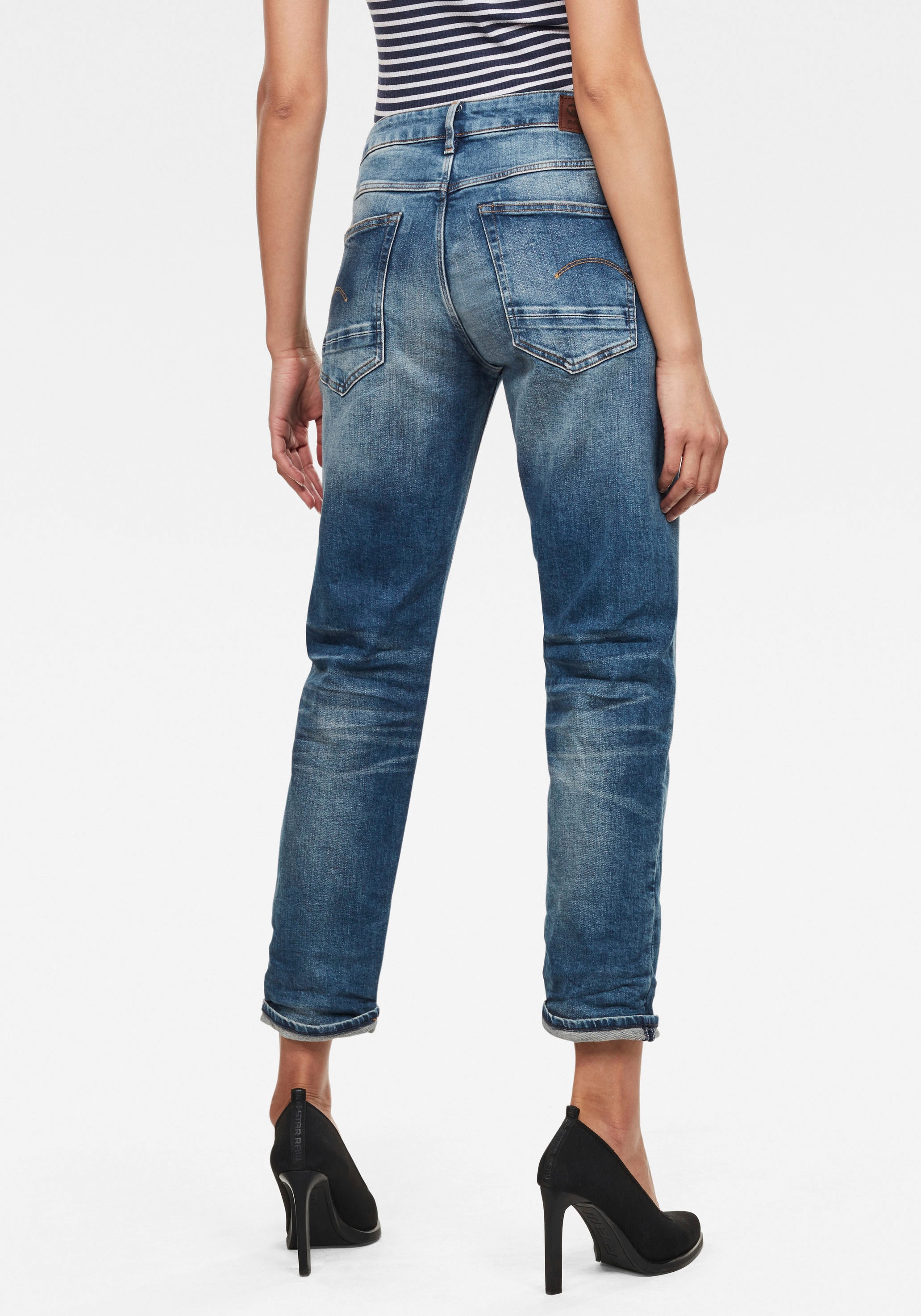 G-Star RAW Boyfriend-Jeans »Kate Boyfriend«, mit authentischen Used Effekten