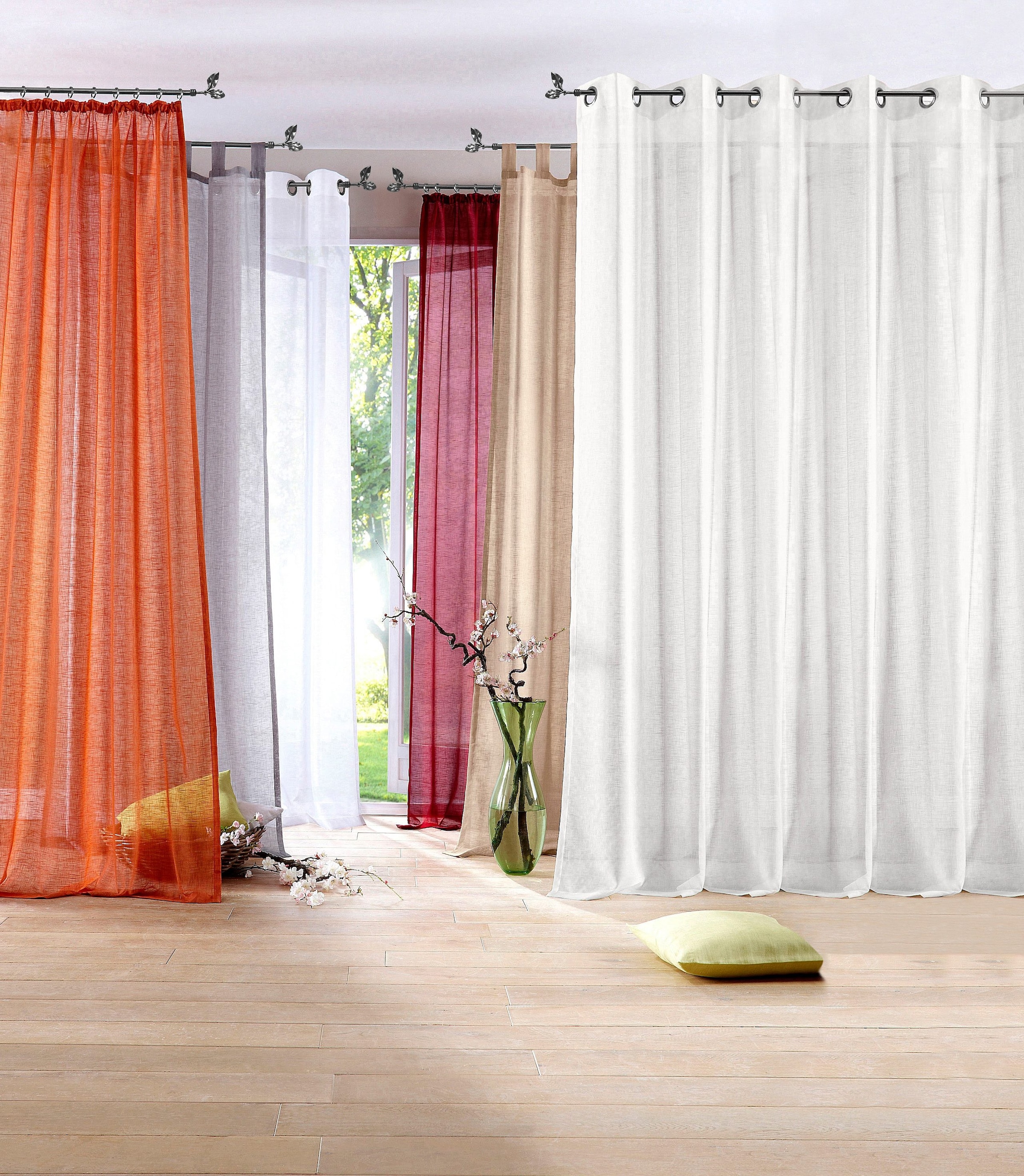my home Gardine »REGINA«, St.), Set, bestellen transparent Vorhang, 2-er Fertiggardine, online (2 | Jelmoli-Versand