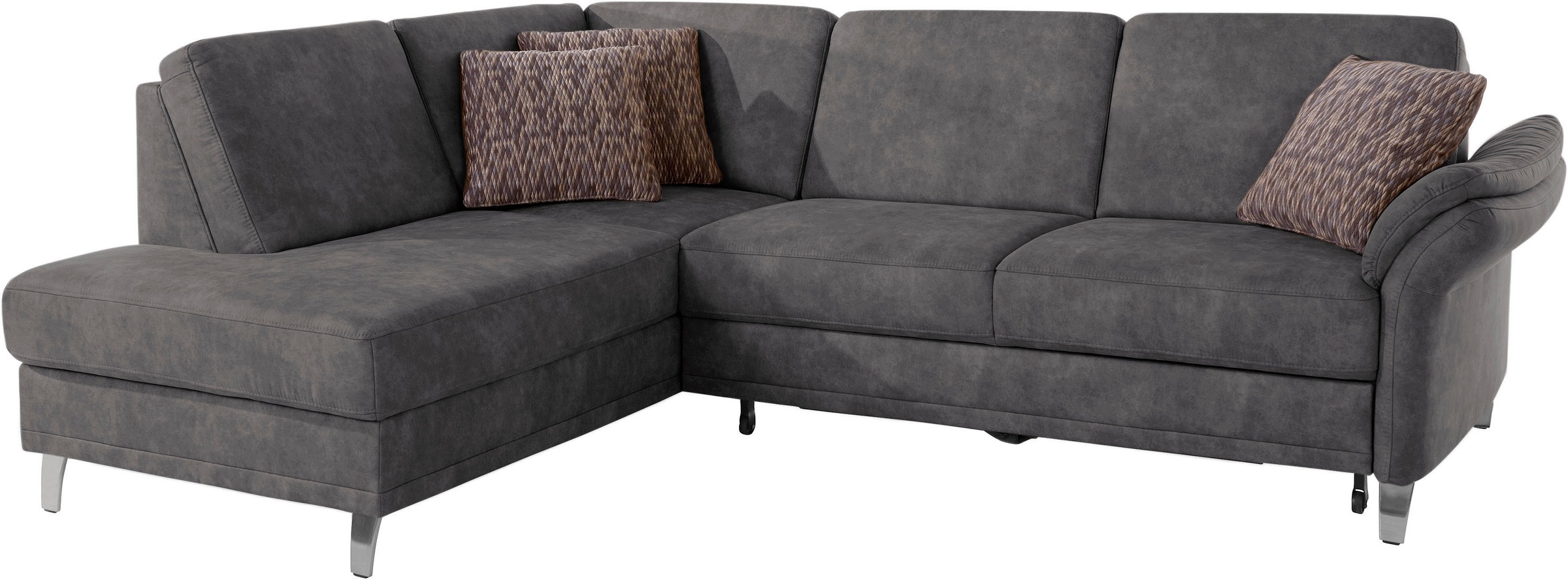 sit&more Ecksofa »Clio L-Form«, wahlweise mit Bettfunktion und Bettkasten, inklusive Federkern