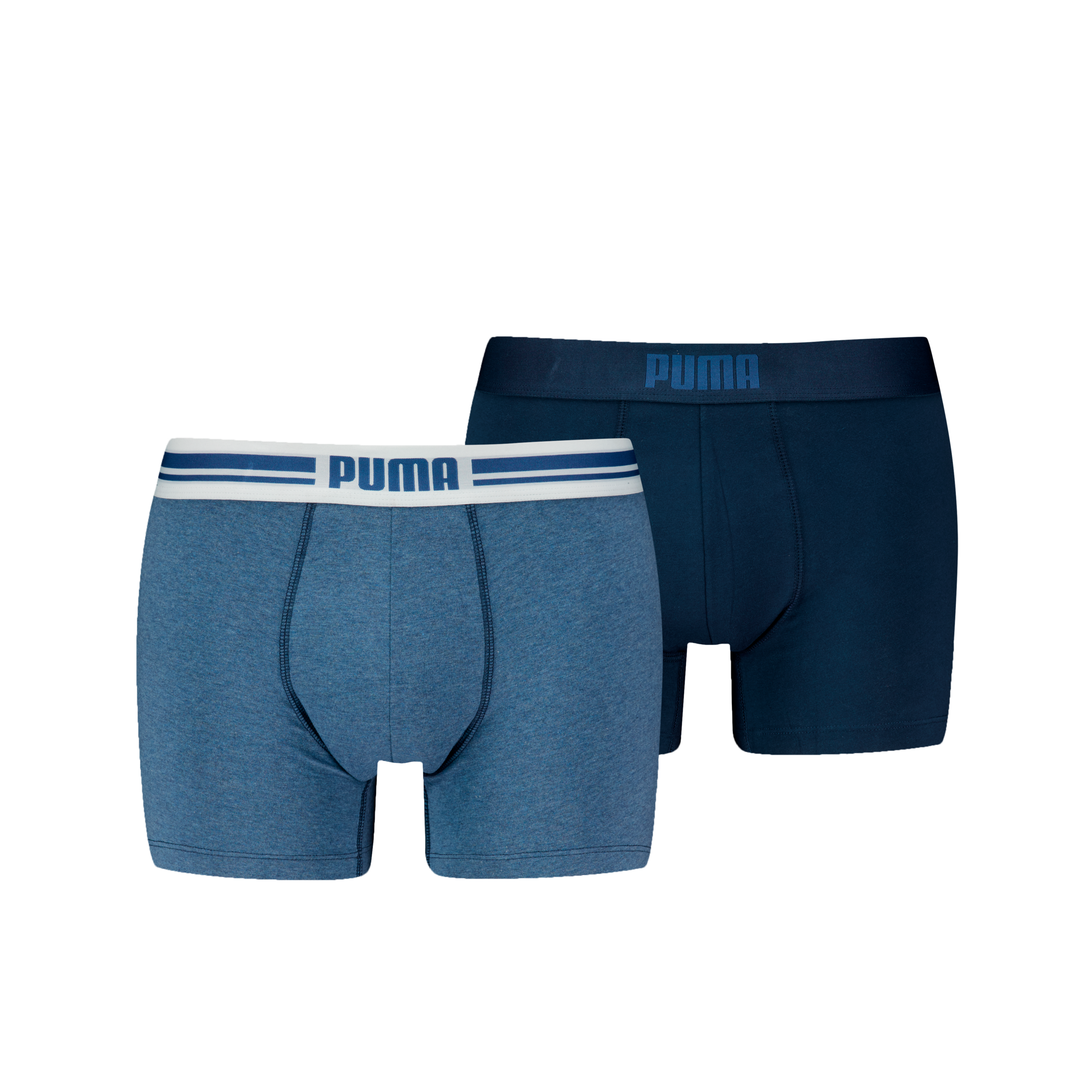 PUMA Boxershorts »PUMA MEN EVERYDAY PLACED LOGO BOXERS 2P« Packung, 2er Pack, mit Logo Webbund