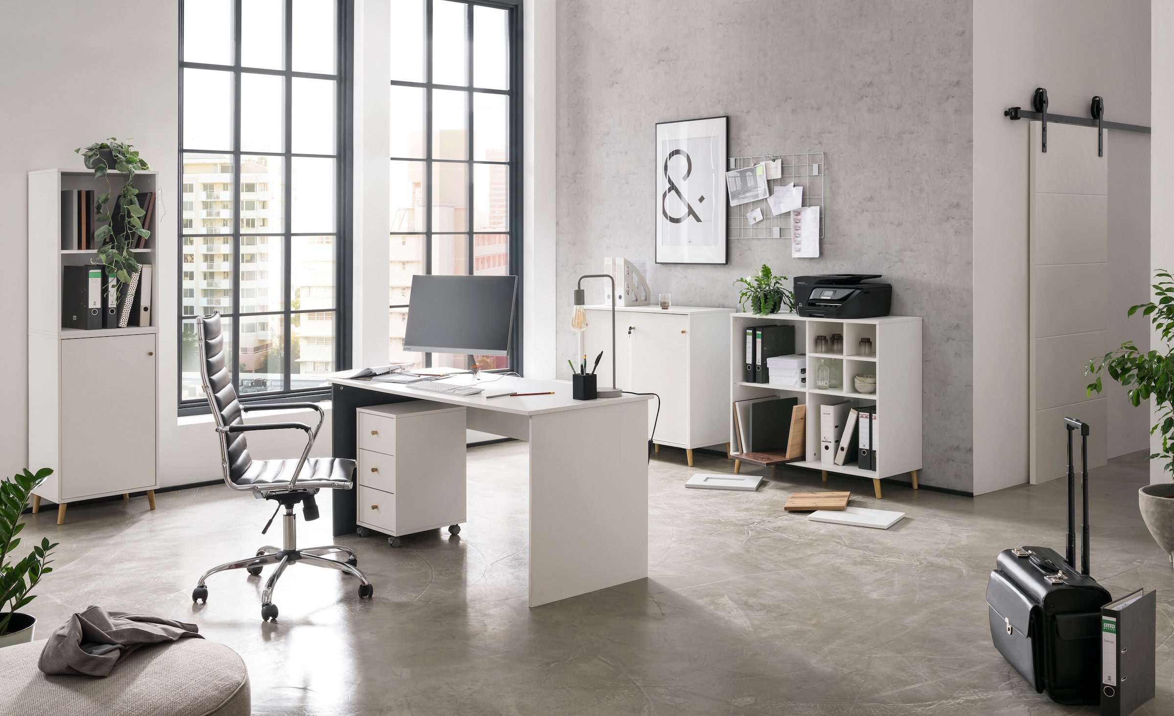 Schildmeyer Büro-Set »Serie 500«, bestehend aus 1 Regal, 1 Schrank, 1  Regalkreuz online kaufen | Jelmoli-Versand