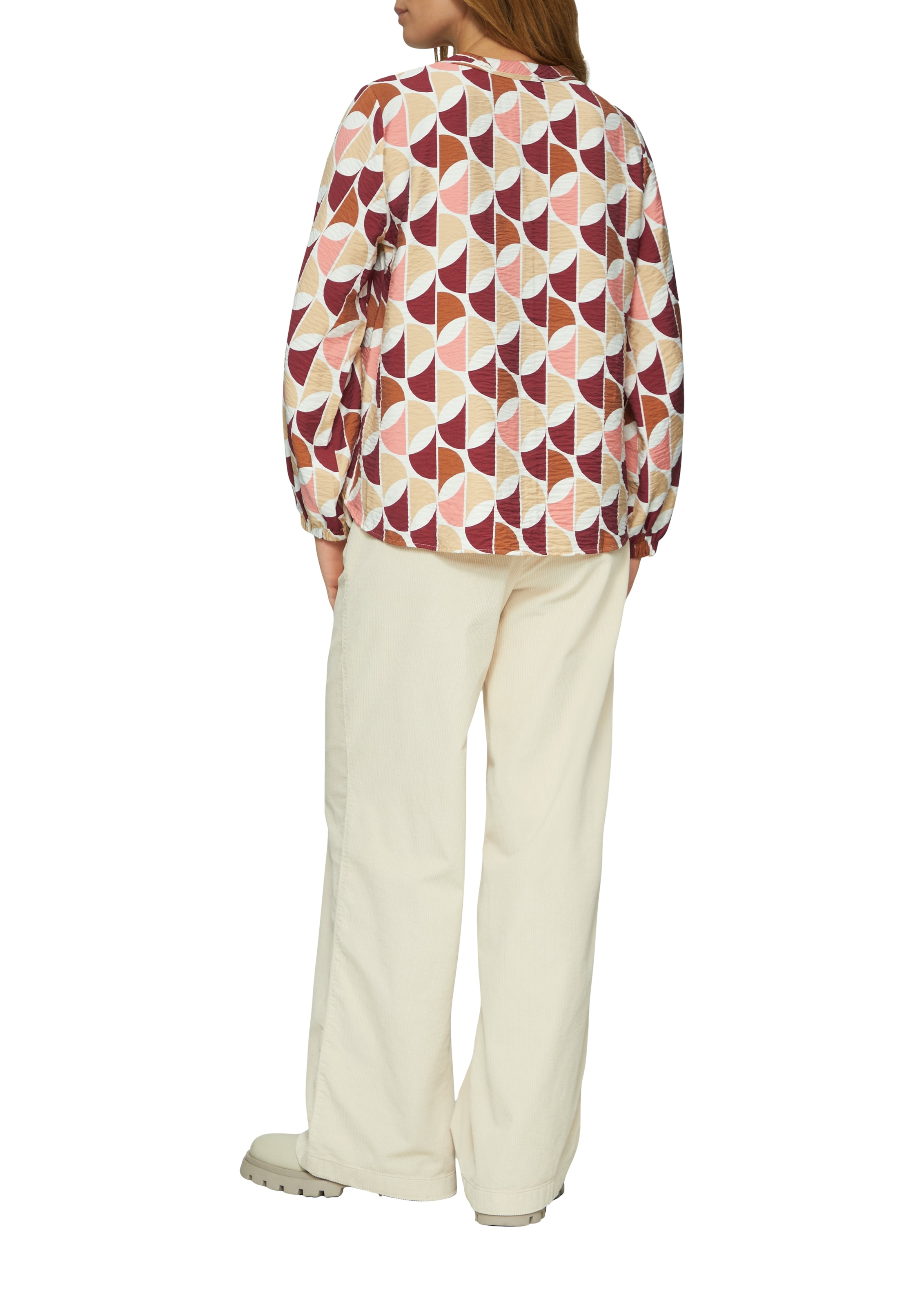 s.Oliver Langarmbluse, mit All-Over Print