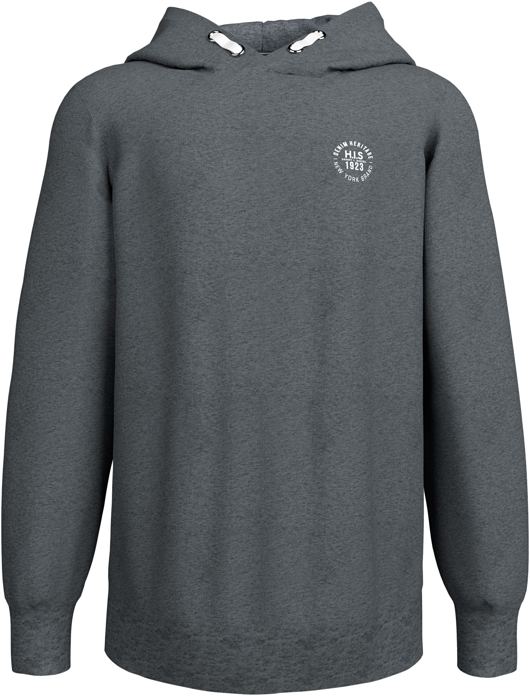H.I.S Kapuzensweatshirt »Kapuzenhoodie mit Badge«, NEU: H.I.S für TEENS! Hoodie mit kleinem Badge