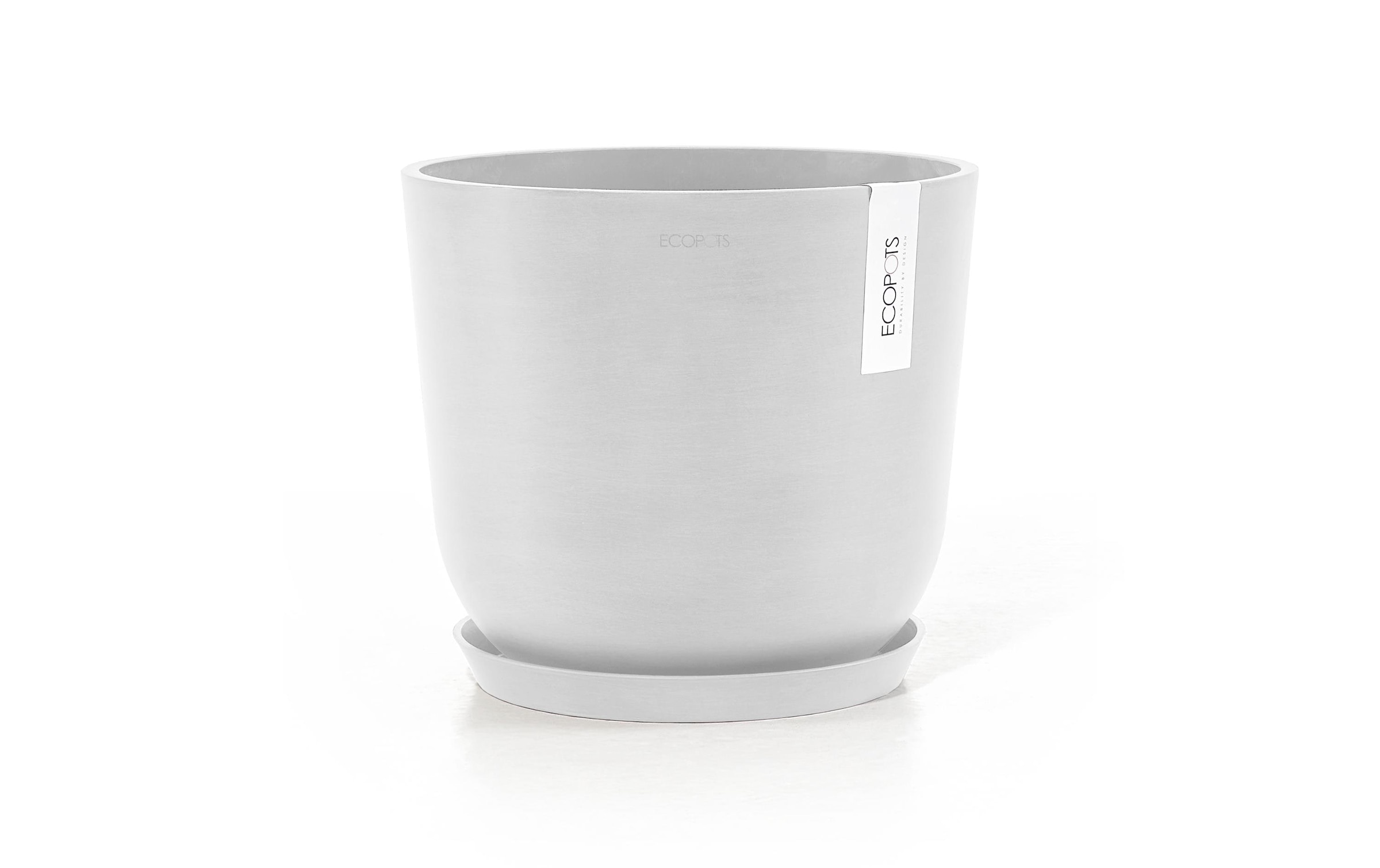 ECOPOTS Pflanzkübel »Oslo 25 Weiss«, (1 St.)