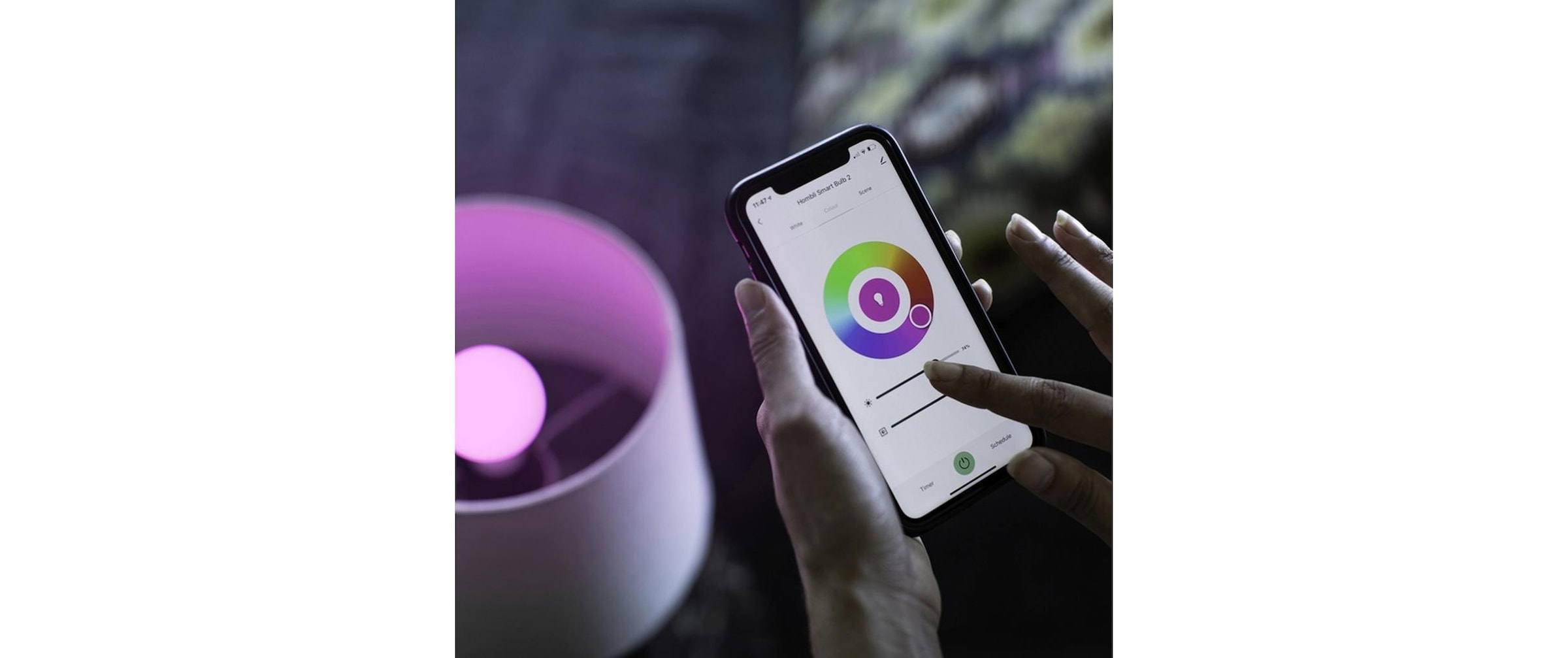 LED-Leuchtmittel »hombli E14 (4.5W) RGB + CCT 1+1 Pack«, E14, Farbwechsler-Warmweiss