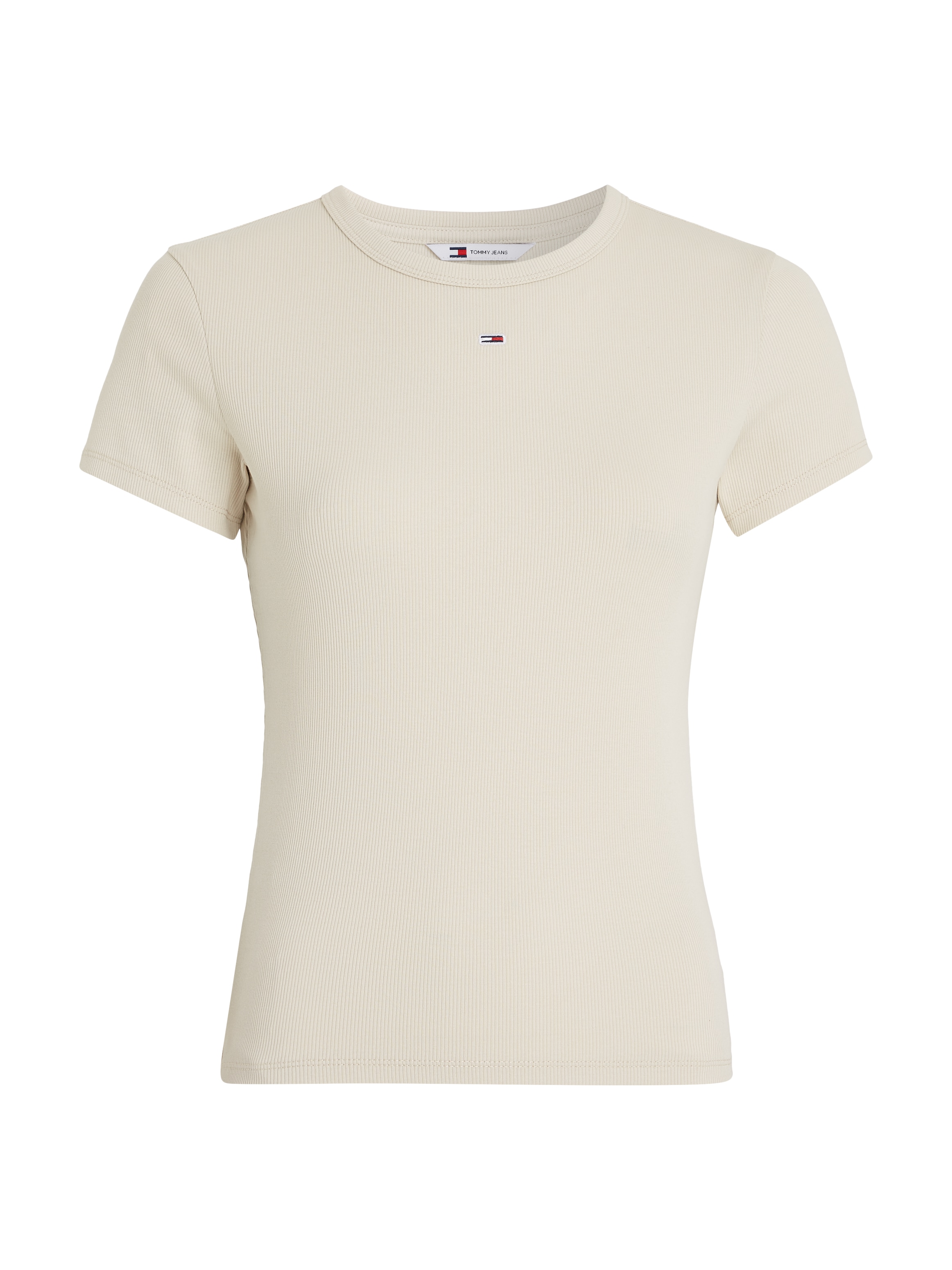 Tommy Jeans T-Shirt »TJW SLIM ESSENTIAL RIB SS«, mit gerippter Struktur