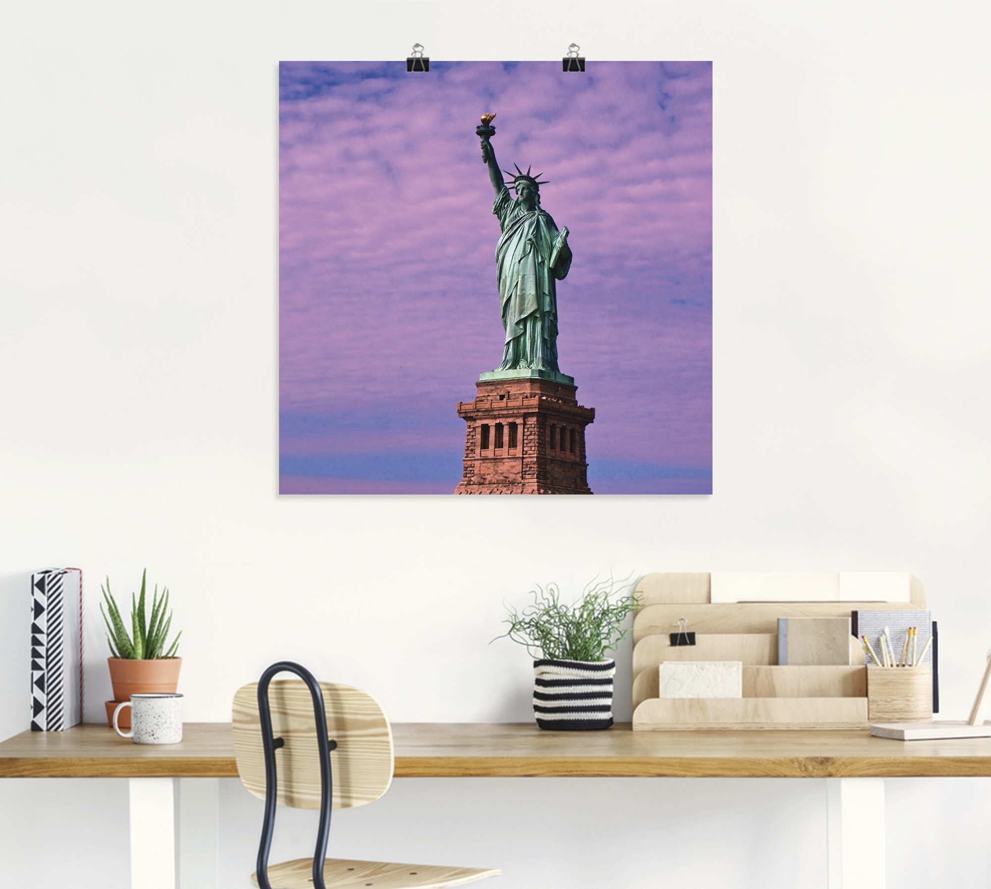Artland Wandbild »Freiheitsstatue«, Amerika, (1 St.), als Leinwandbild, Poster in verschied. Grössen