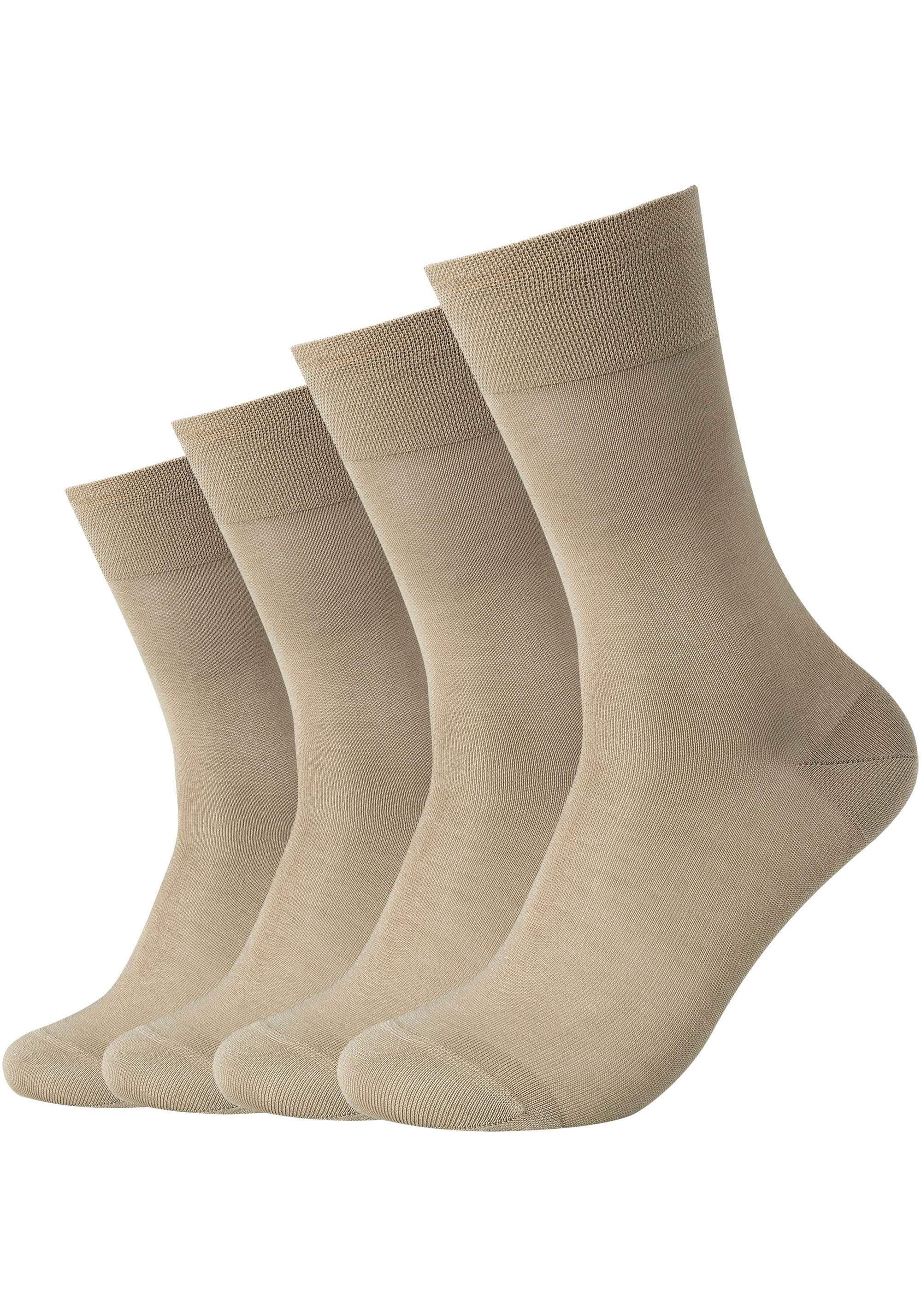 Camano Socken, Mit (Packung, Jelmoli-Versand | verstärkter online bestellen und 4 Paar), Ferse Fussspitze