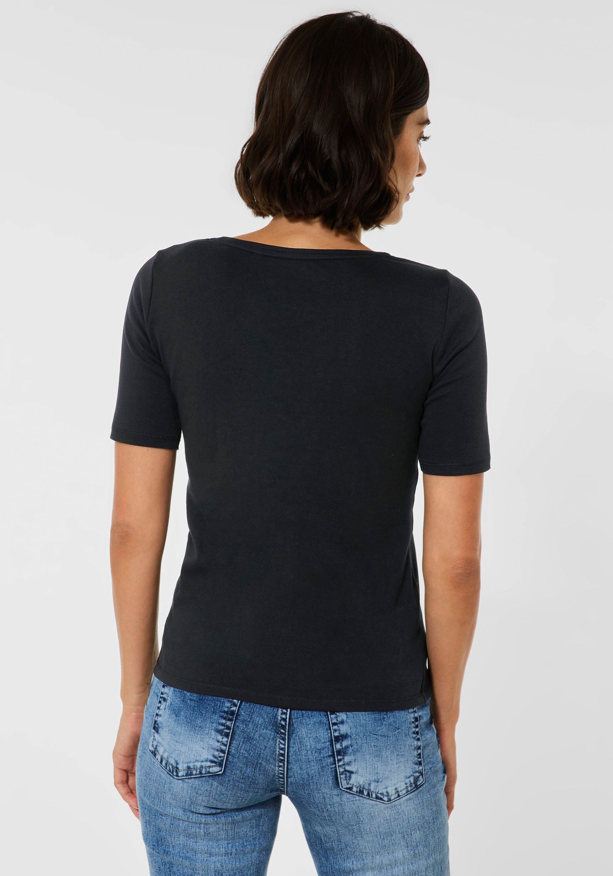bei in online Unifarbe Jelmoli-Versand Lena«, Cecil Schweiz »Style T-Shirt bestellen