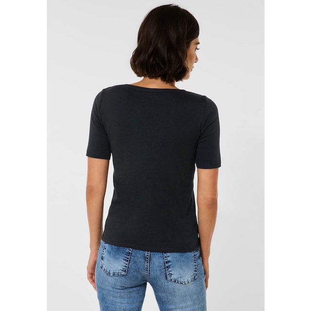 Cecil T-Shirt »Style Lena«, in Unifarbe online bestellen bei  Jelmoli-Versand Schweiz