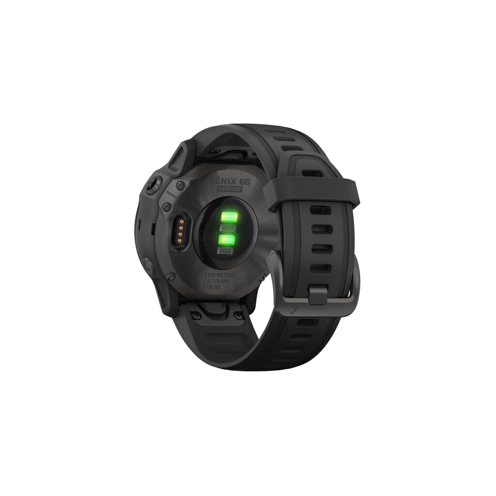 Garmin Smartwatch »fenix 6S Sapphire Schwarz«