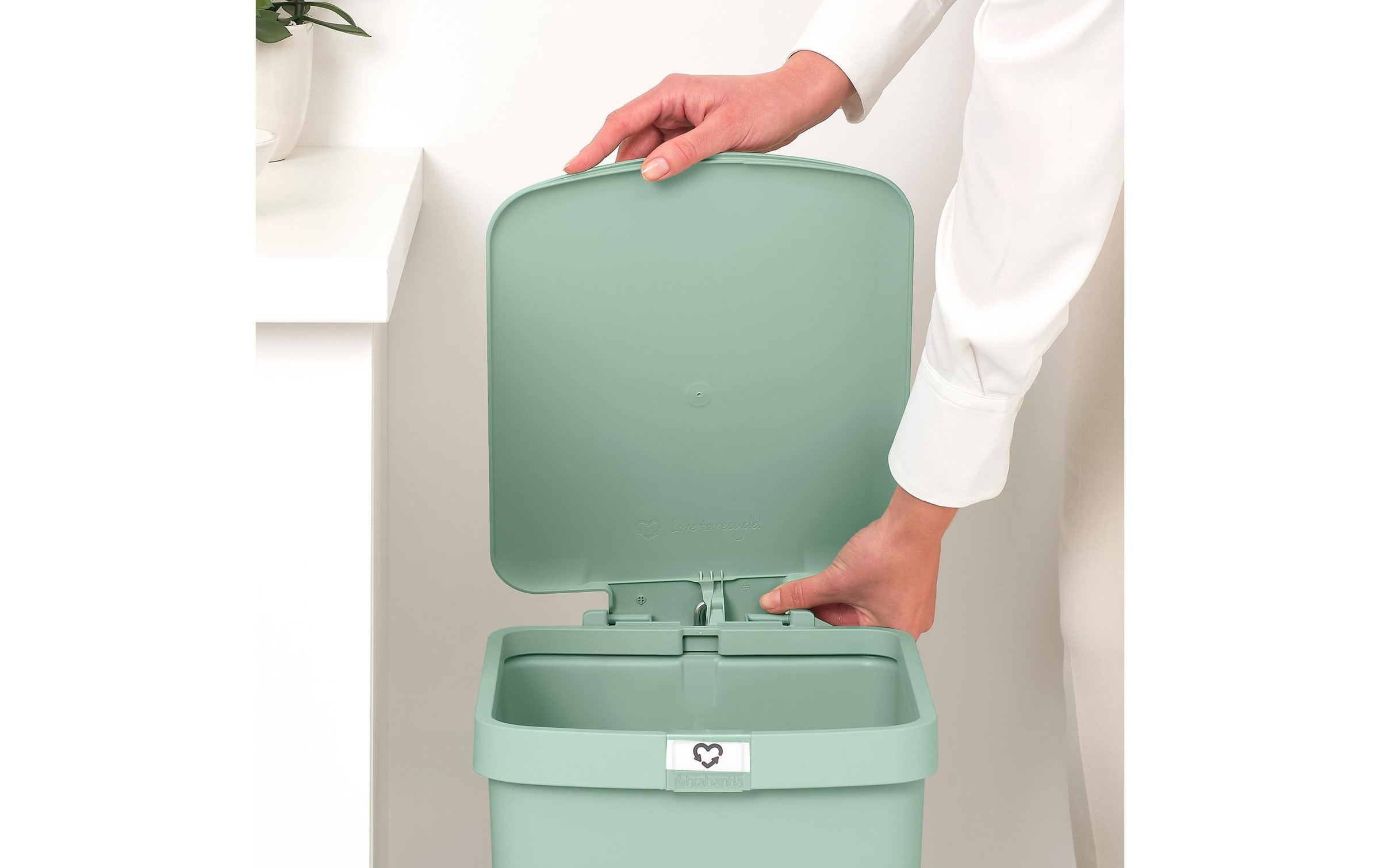 Brabantia Mülleimer »StepUp 25 l«, 1 Behälter