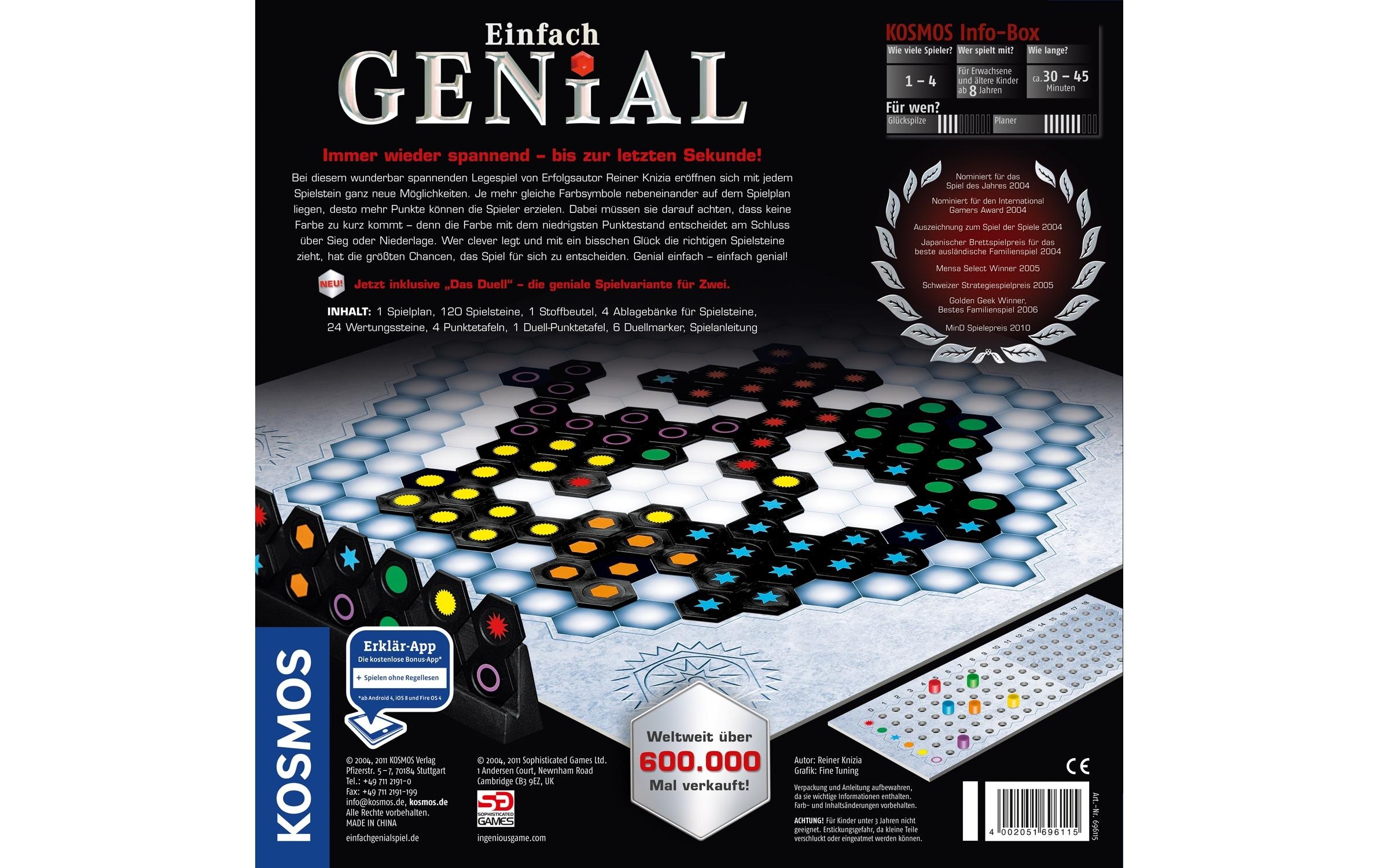 Kosmos Spiel »Einfach Genial«