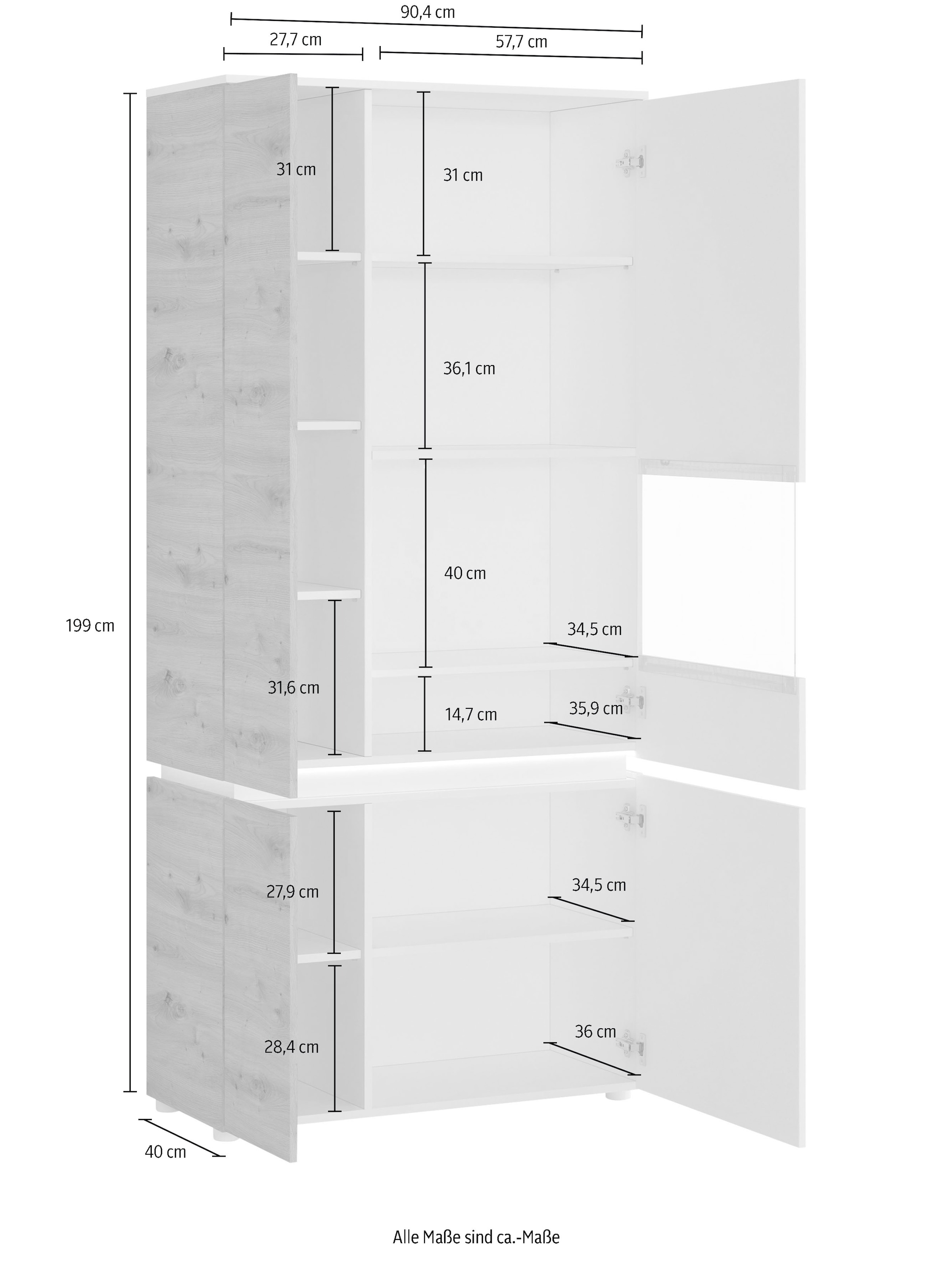 INOSIGN Vitrine »Luci«