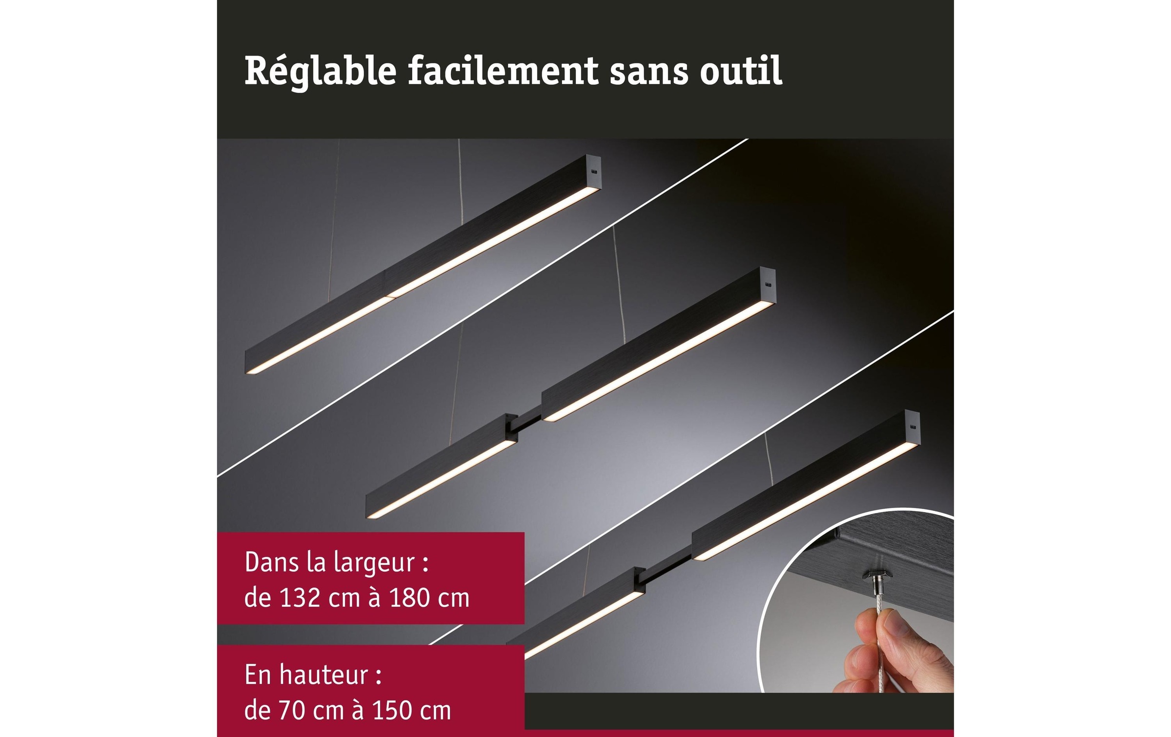 Paulmann LED Pendelleuchte »LED Touchless Sensor Aptare«, 1 flammig