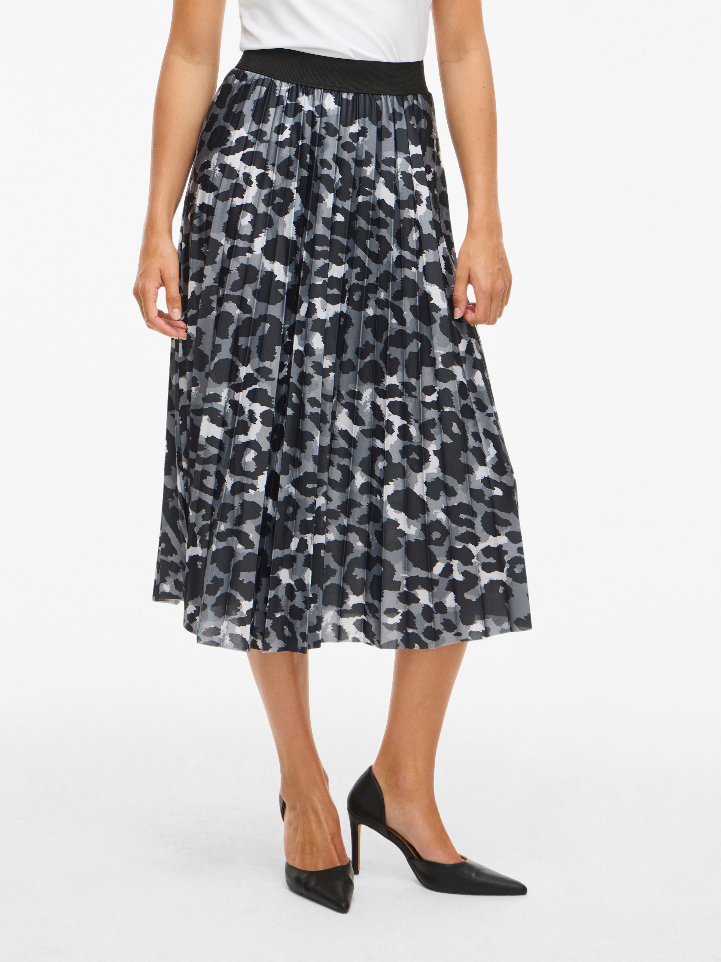 Vila Plisseerock "VINITBAN PRINT SKIRT - NOOS"