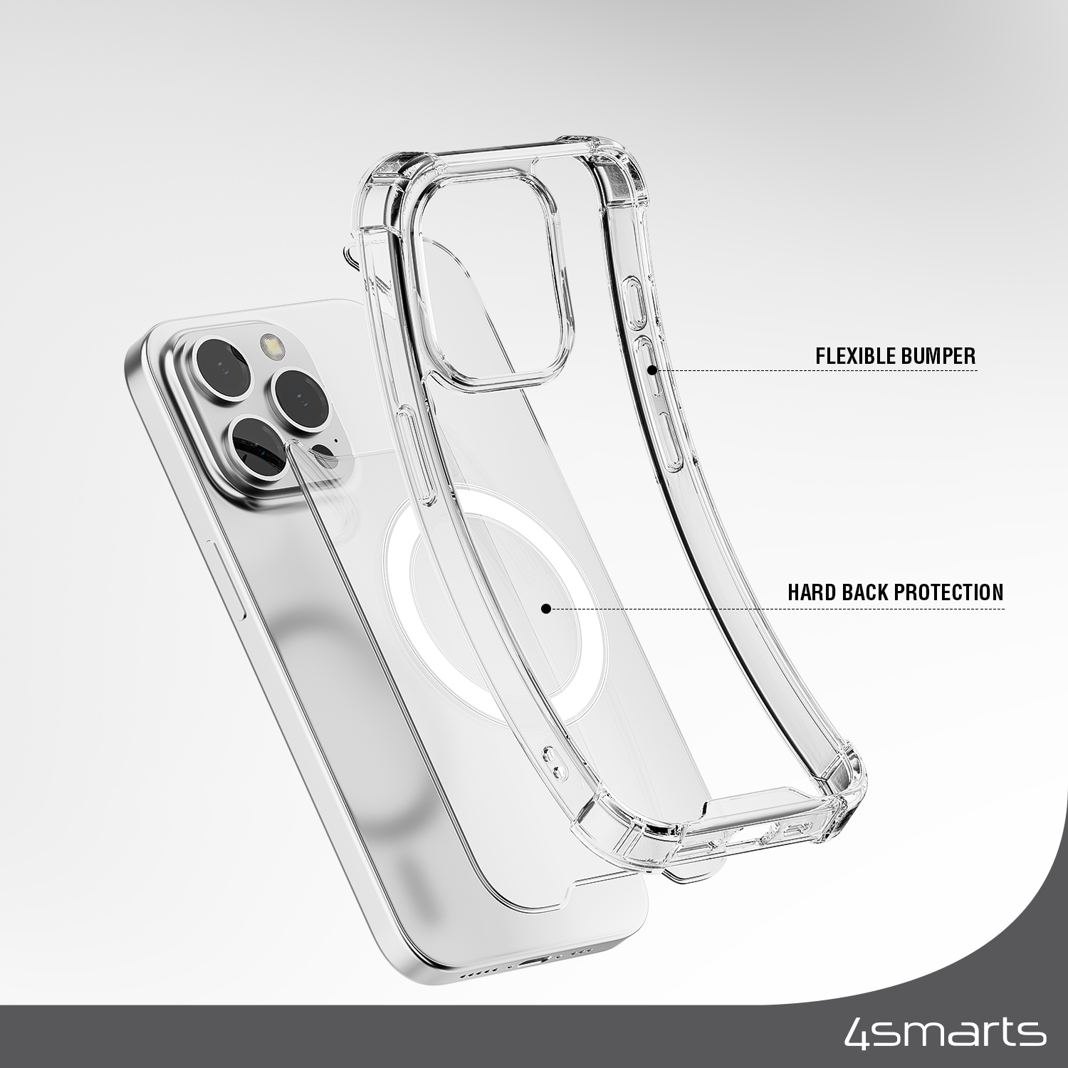 4smarts Backcover »Hybrid Case Ibiza«, Apple iPhone 15 Pro, für iPhone 15 Pro