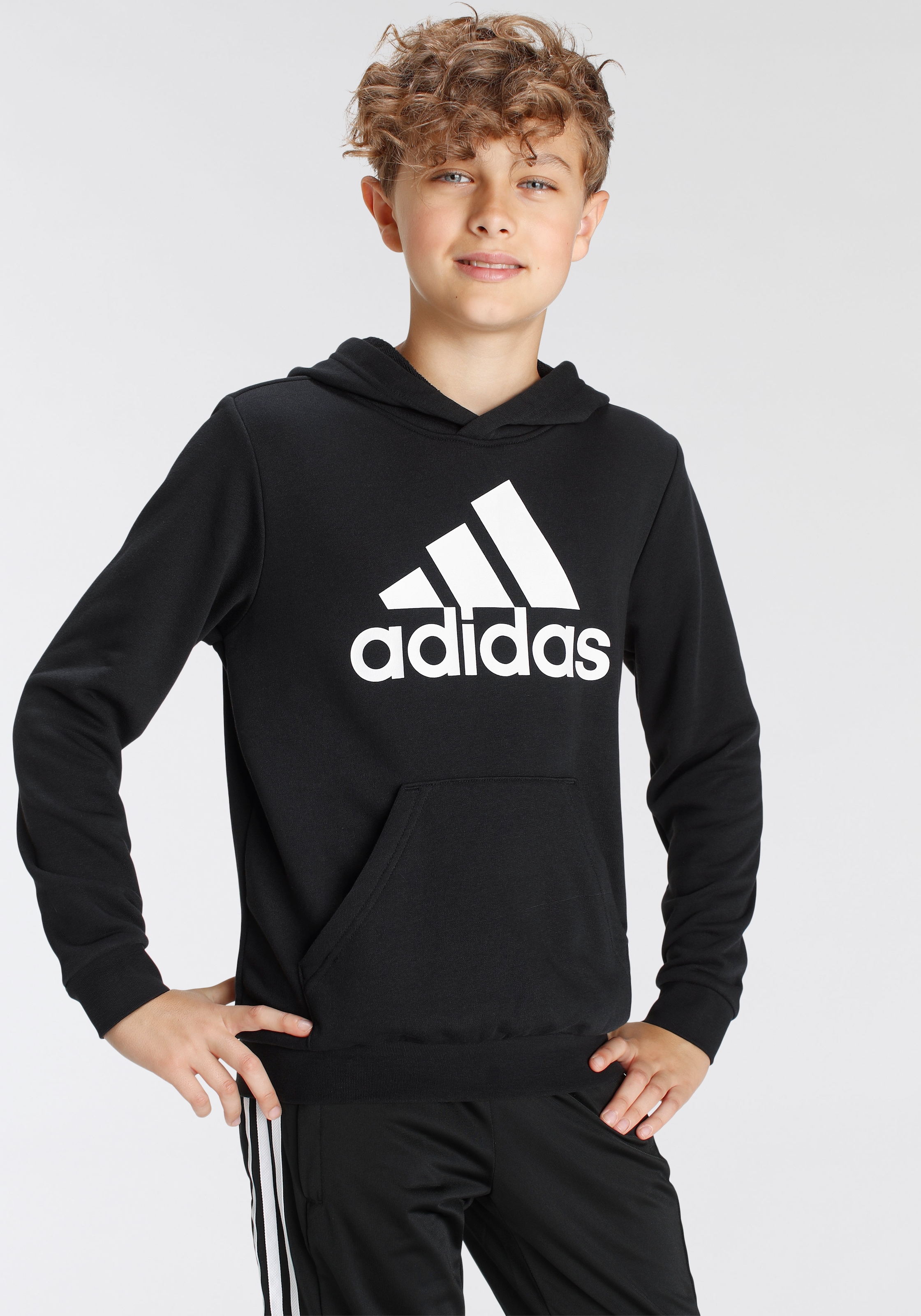 adidas Sportswear Kapuzensweatshirt »BIG LOGO ESSENTIALS COTTON HOODIE«