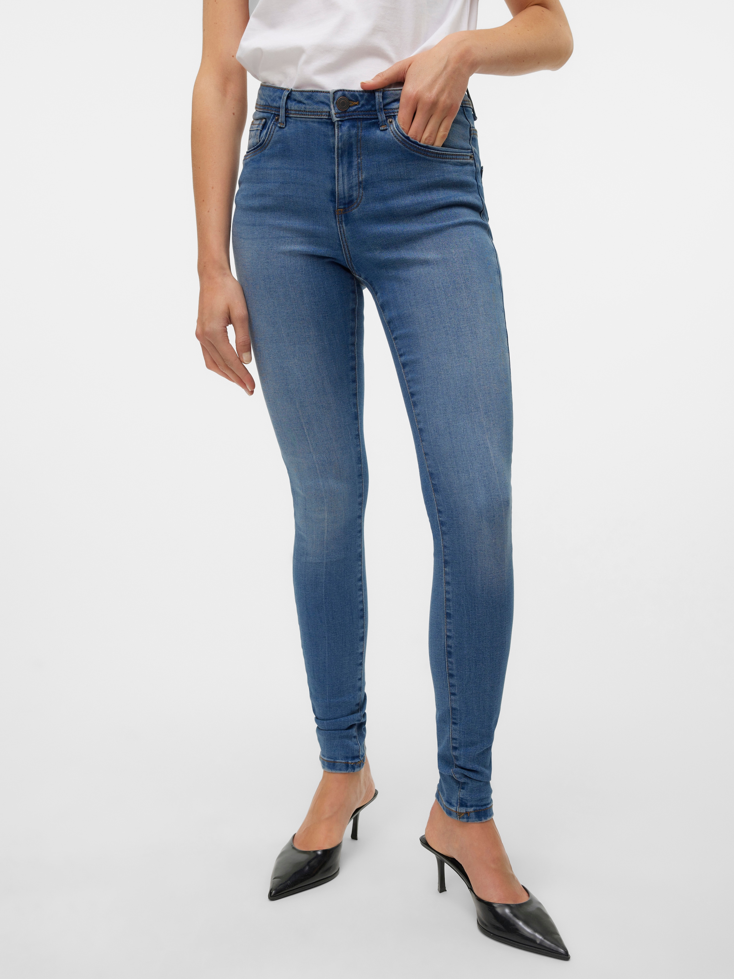 Vero Moda Skinny-fit-Jeans »VMTATIANA MR S PIPING JEANS«