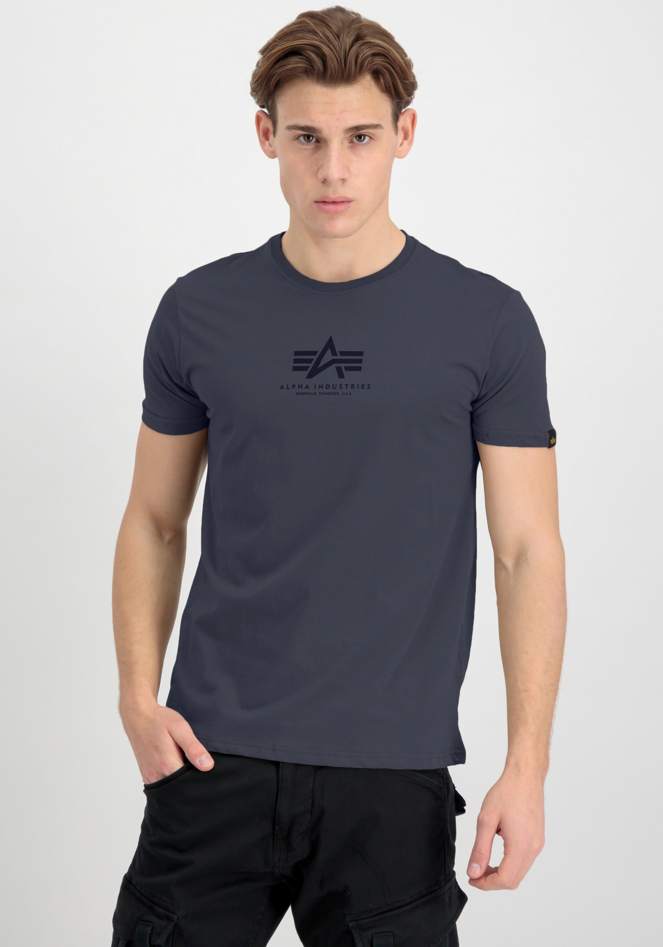 Alpha Industries Rundhalsshirt »Basic T ML«